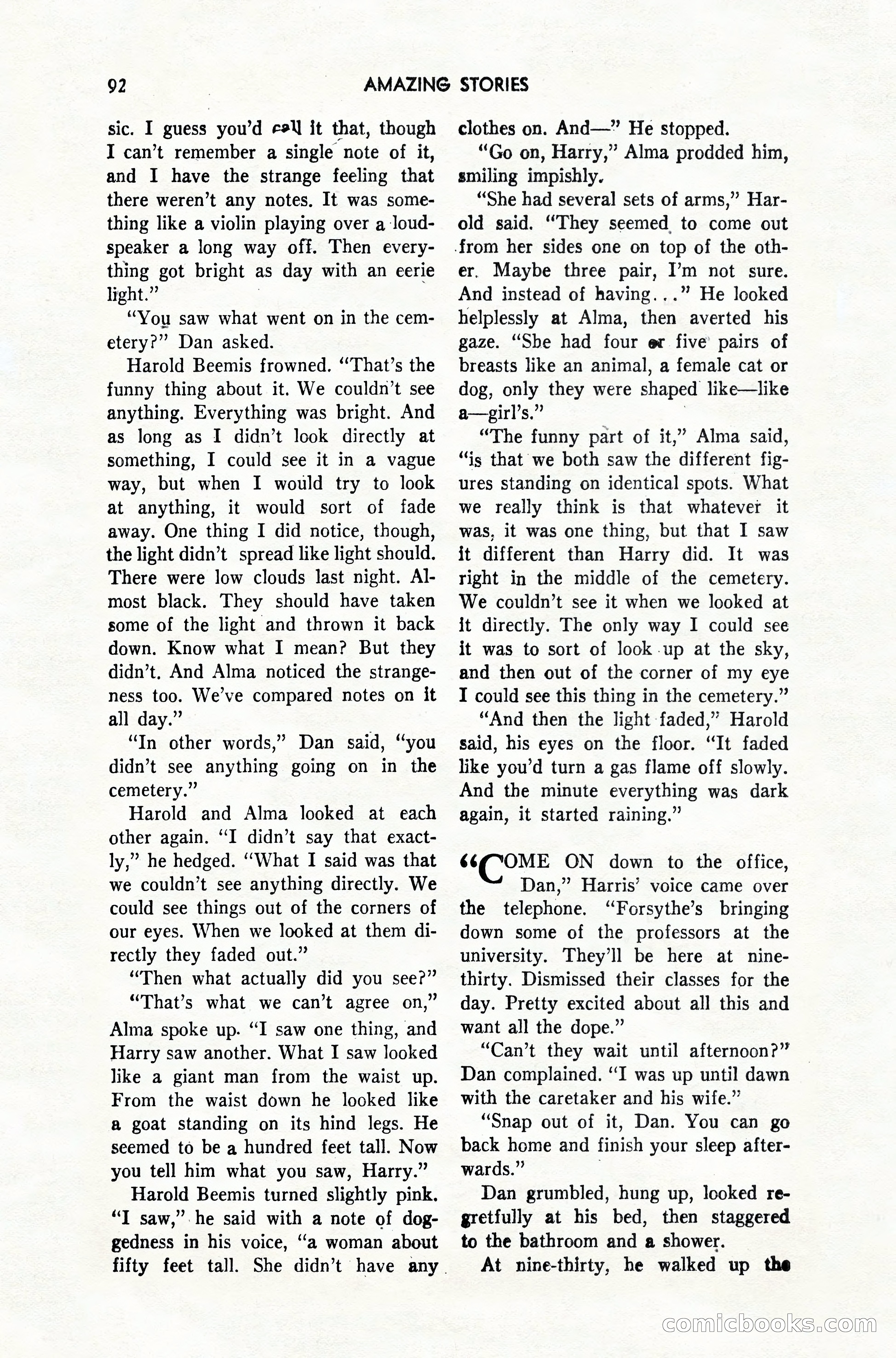 Amazing Stories, February 1952 — page 92 of 164