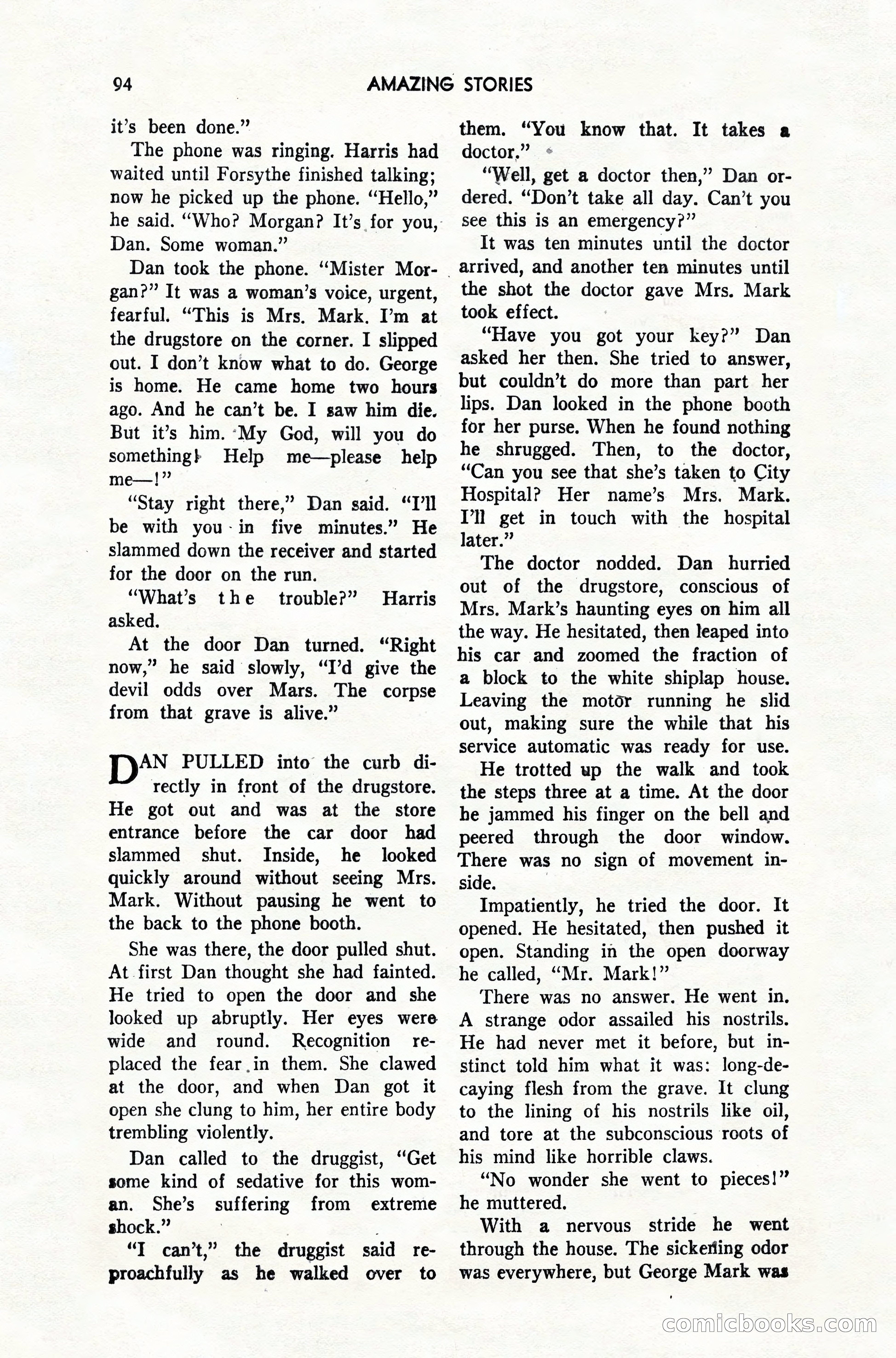 Amazing Stories, February 1952 — page 94 of 164