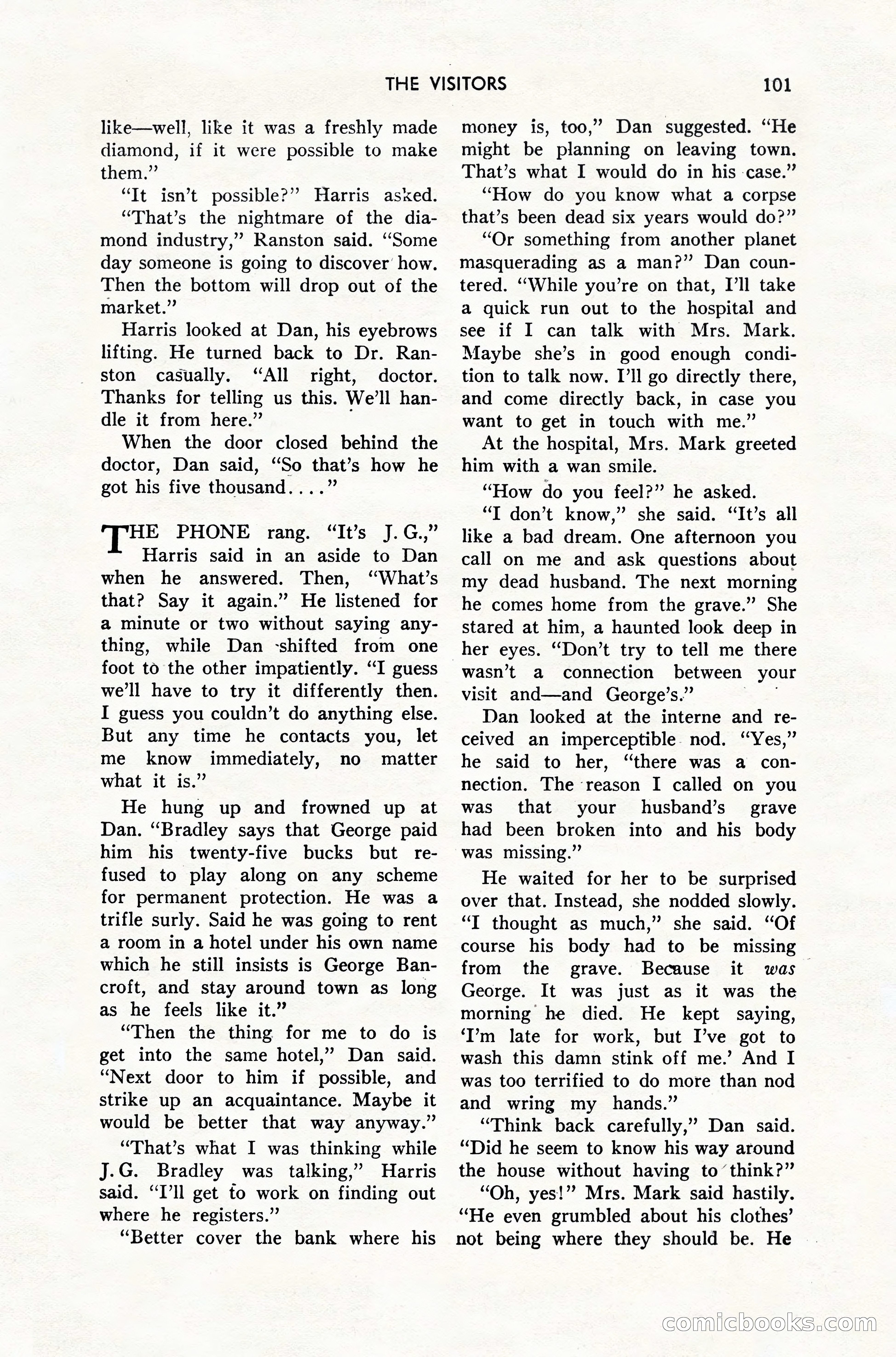 Amazing Stories, February 1952 — page 101 of 164
