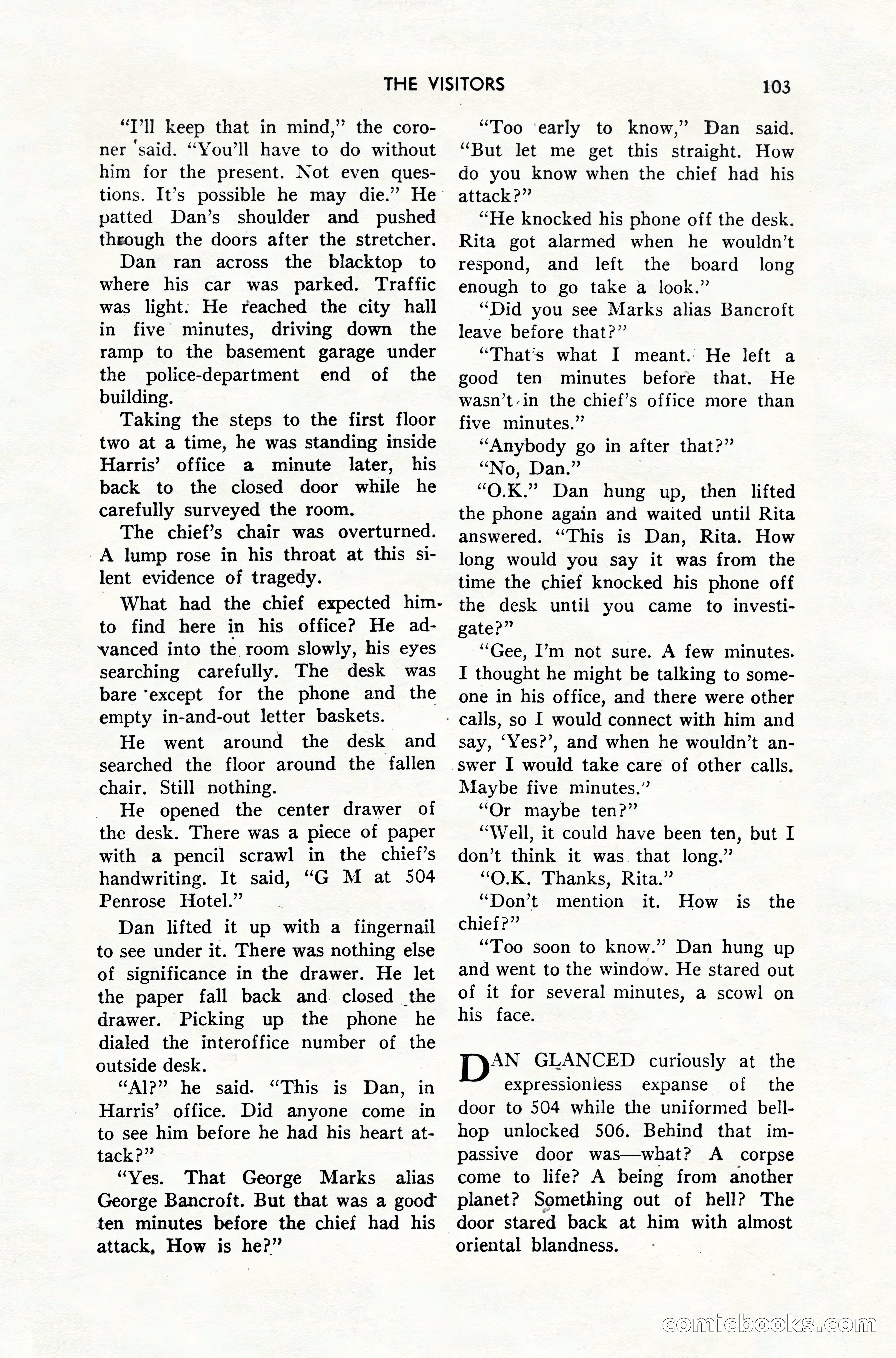 Amazing Stories, February 1952 — page 103 of 164