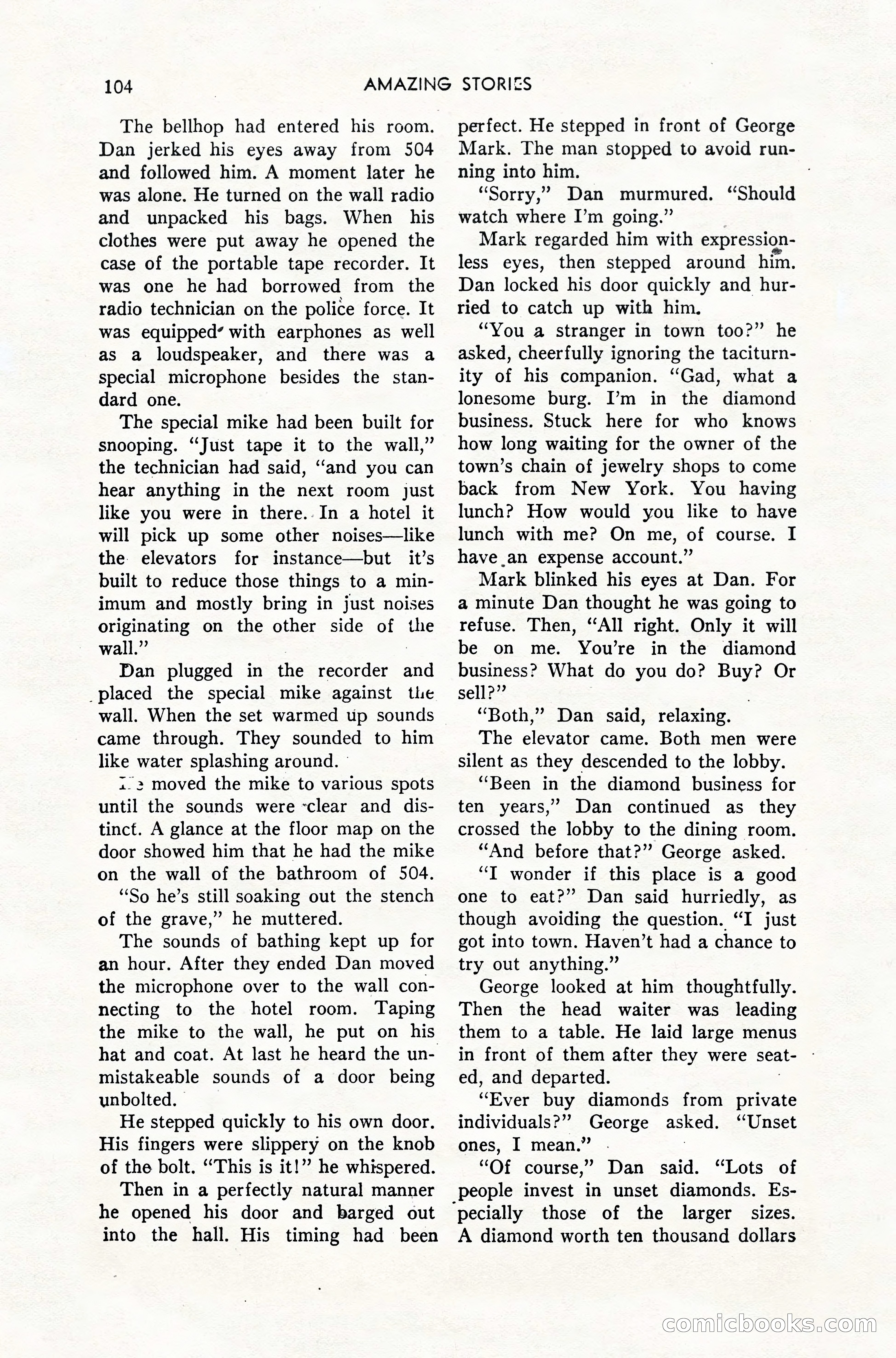 Amazing Stories, February 1952 — page 104 of 164