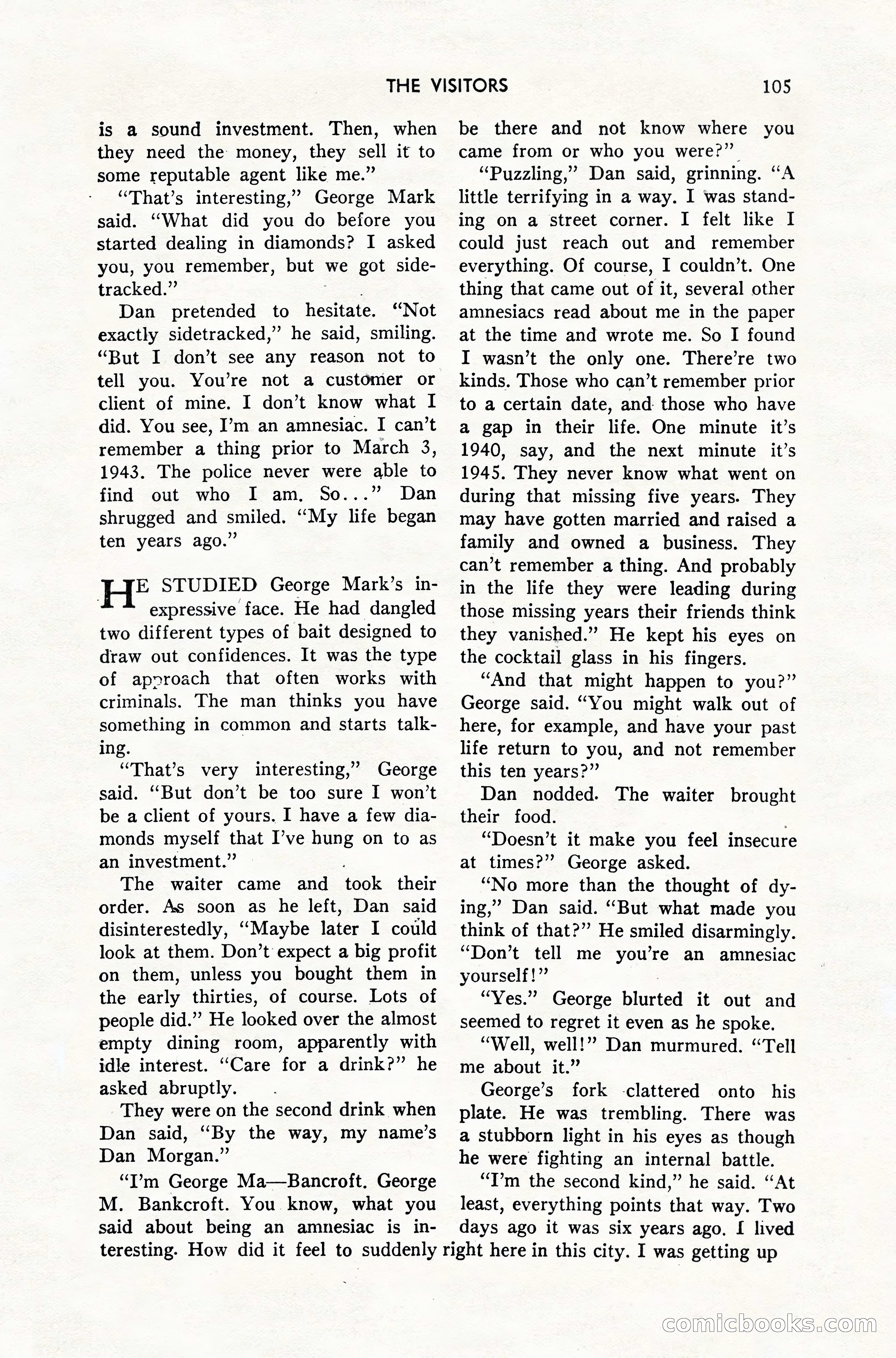 Amazing Stories, February 1952 — page 105 of 164