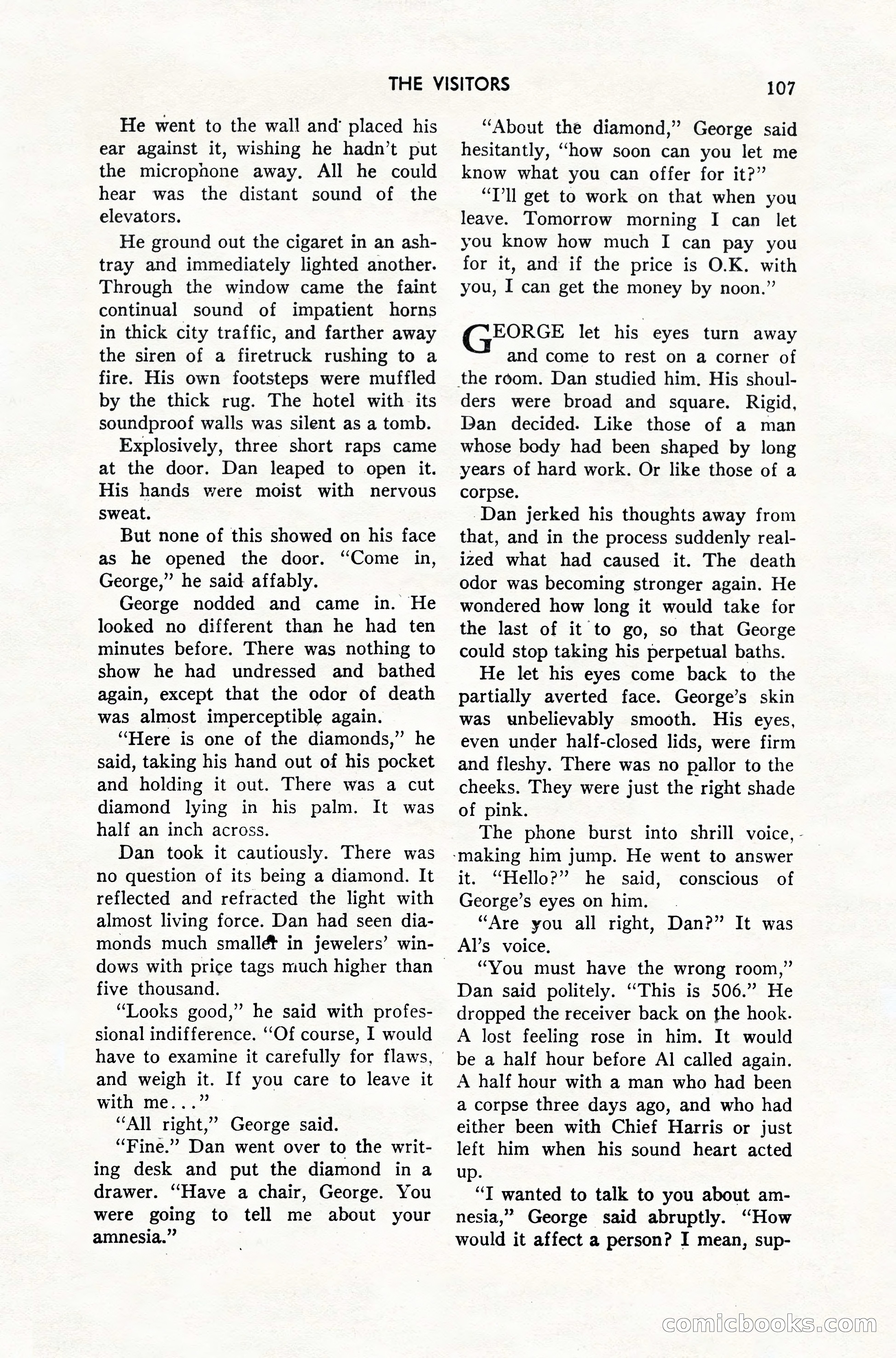Amazing Stories, February 1952 — page 107 of 164