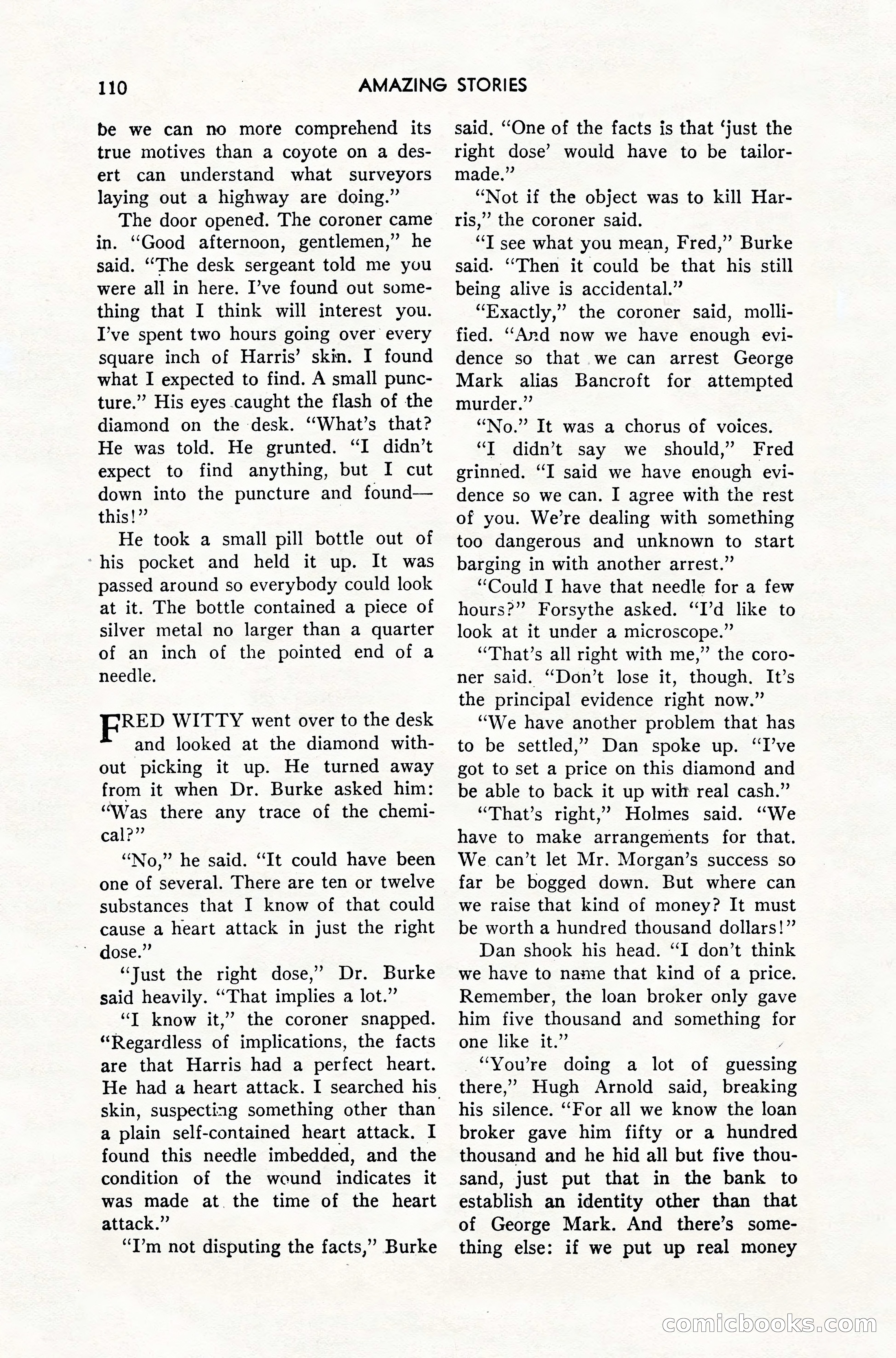 Amazing Stories, February 1952 — page 110 of 164