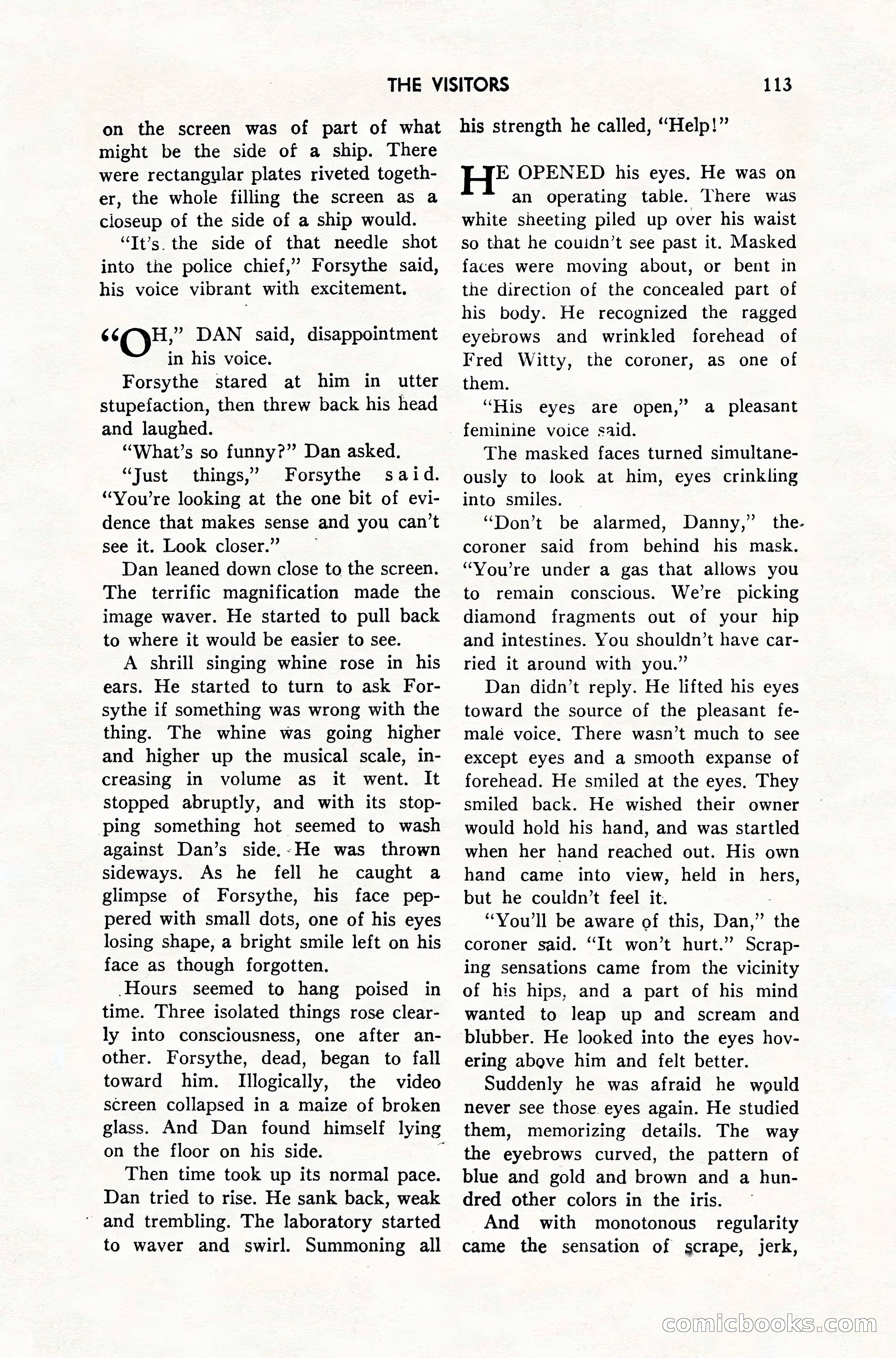 Amazing Stories, February 1952 — page 113 of 164