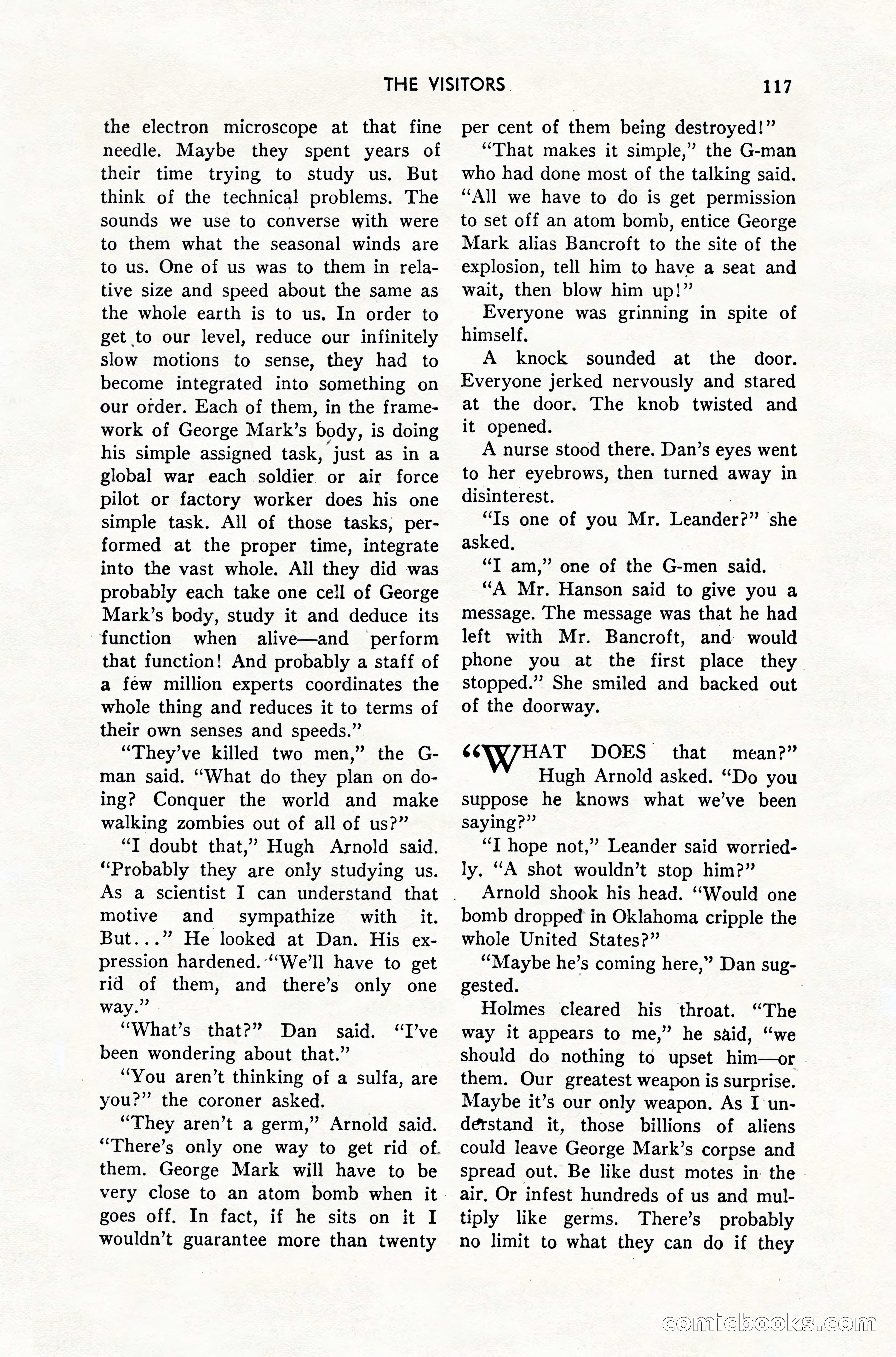 Amazing Stories, February 1952 — page 117 of 164