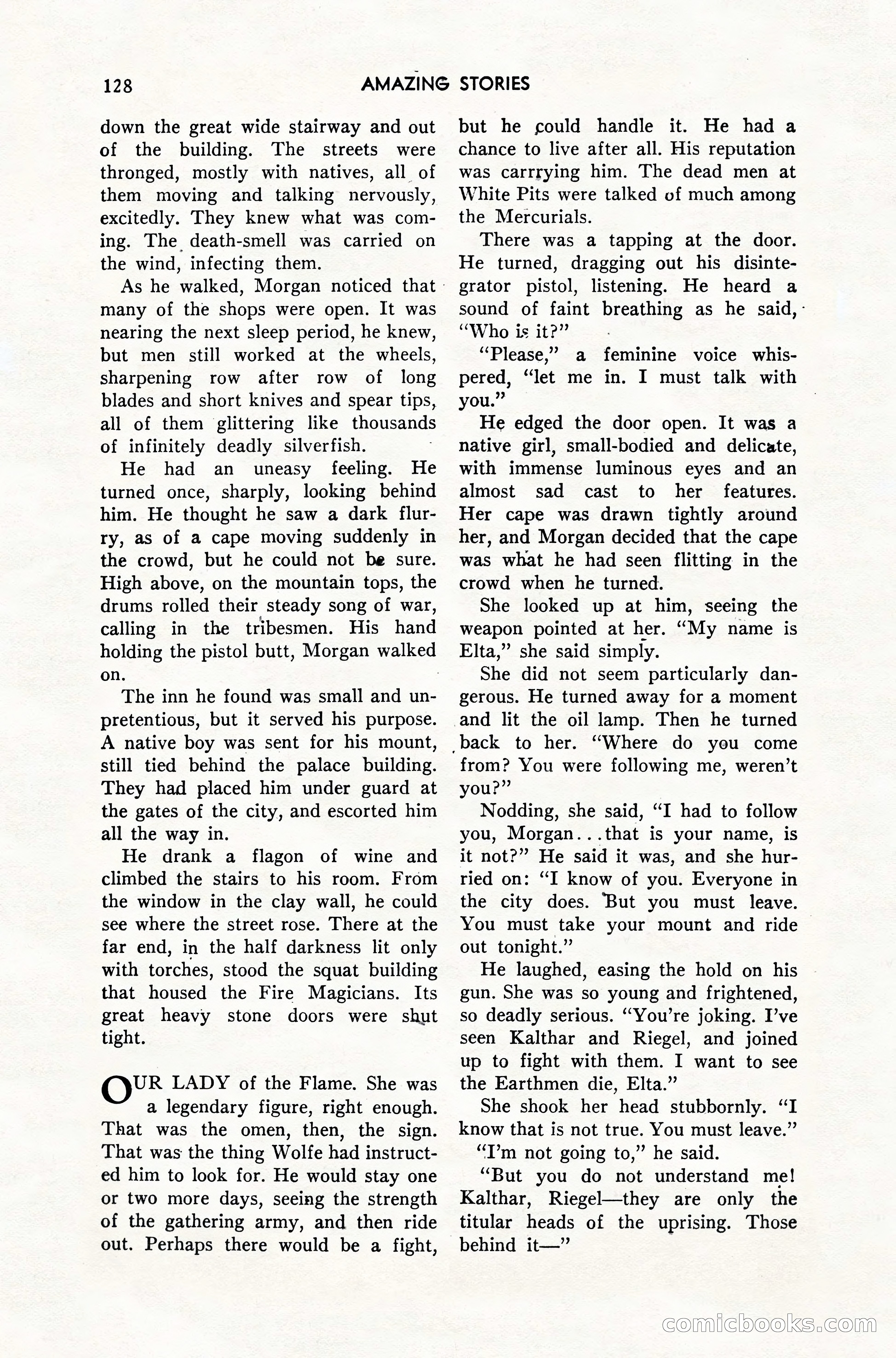 Amazing Stories, February 1952 — page 128 of 164