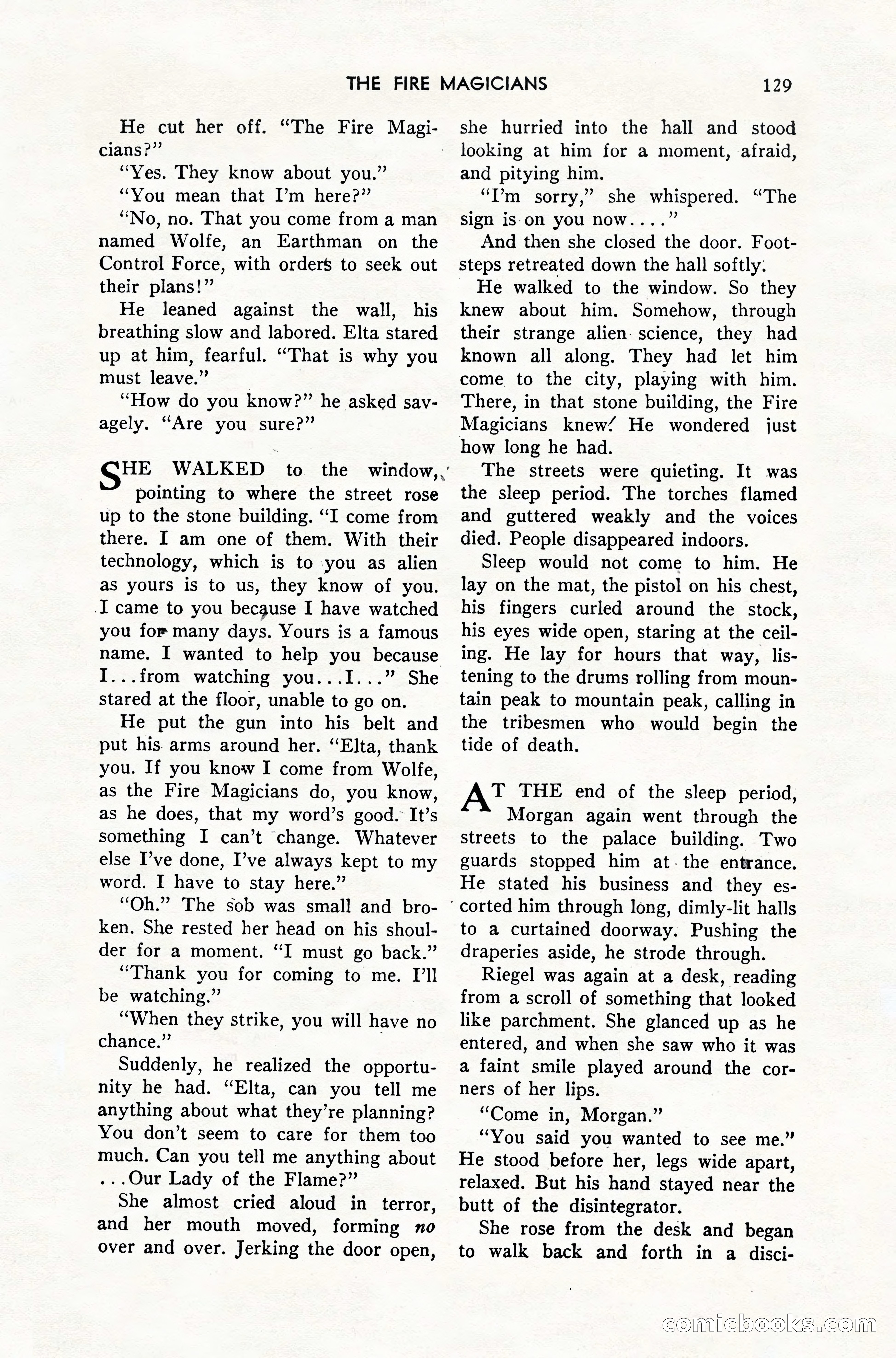Amazing Stories, February 1952 — page 129 of 164