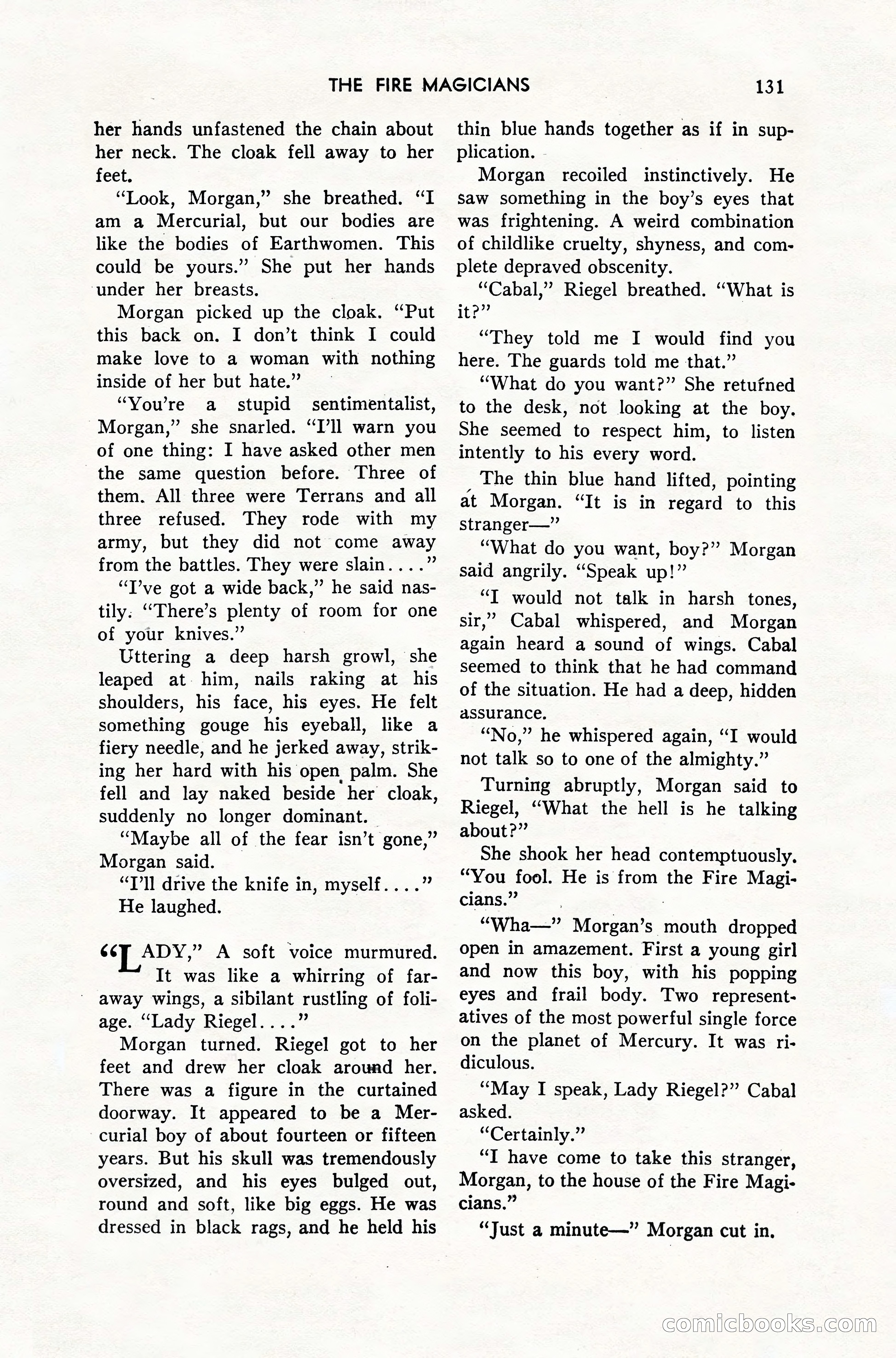 Amazing Stories, February 1952 — page 131 of 164