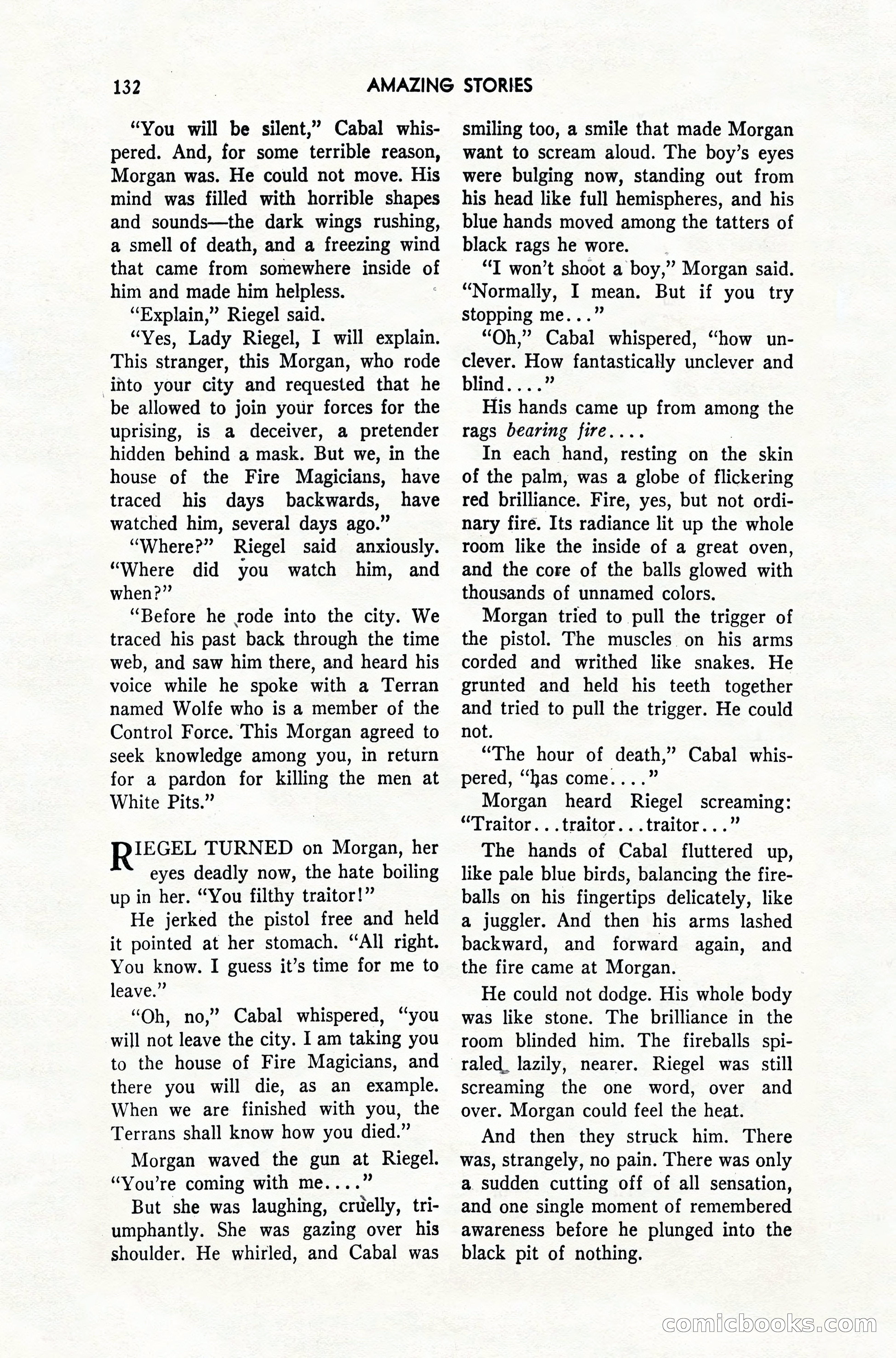 Amazing Stories, February 1952 — page 132 of 164