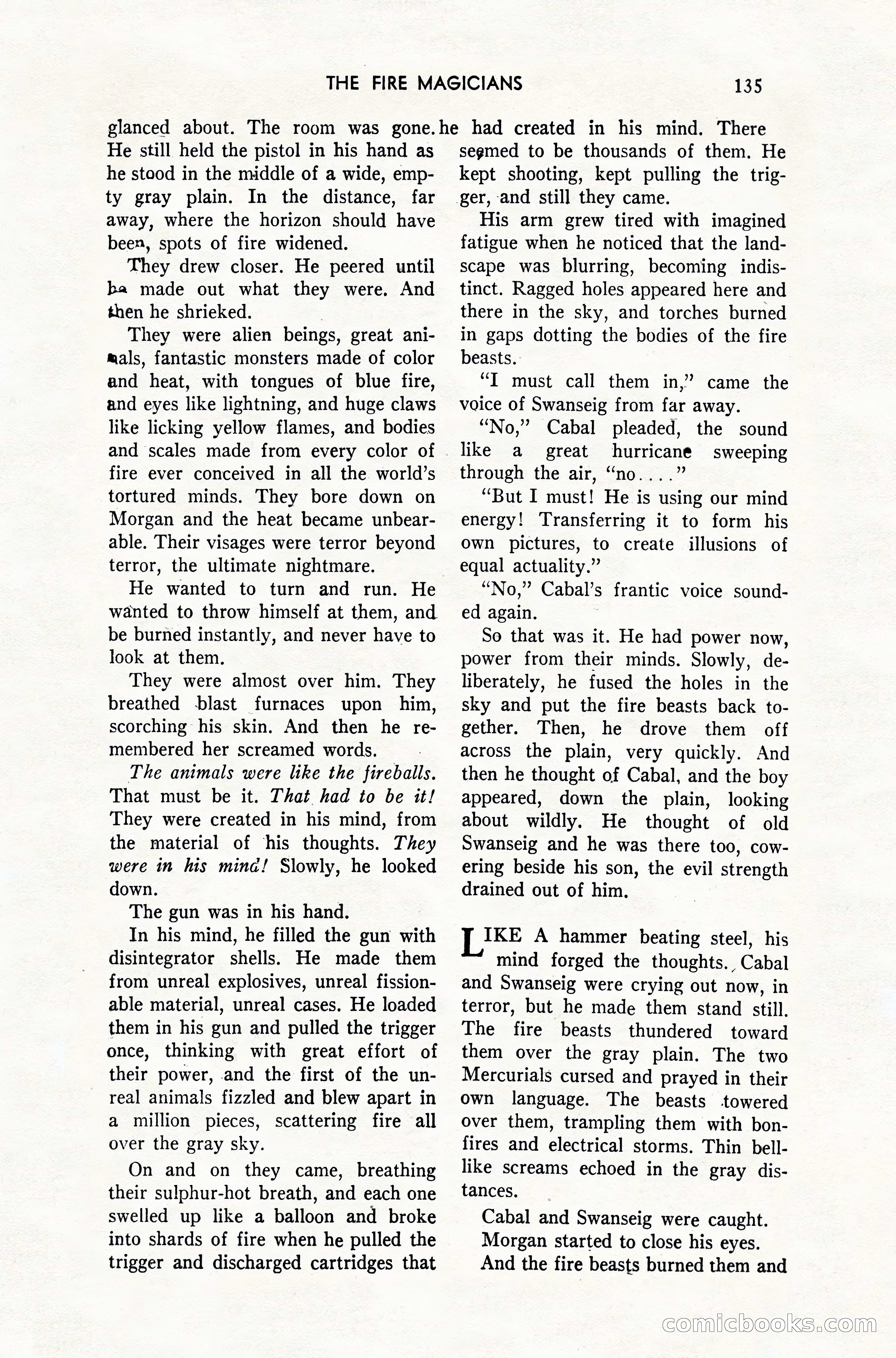 Amazing Stories, February 1952 — page 135 of 164