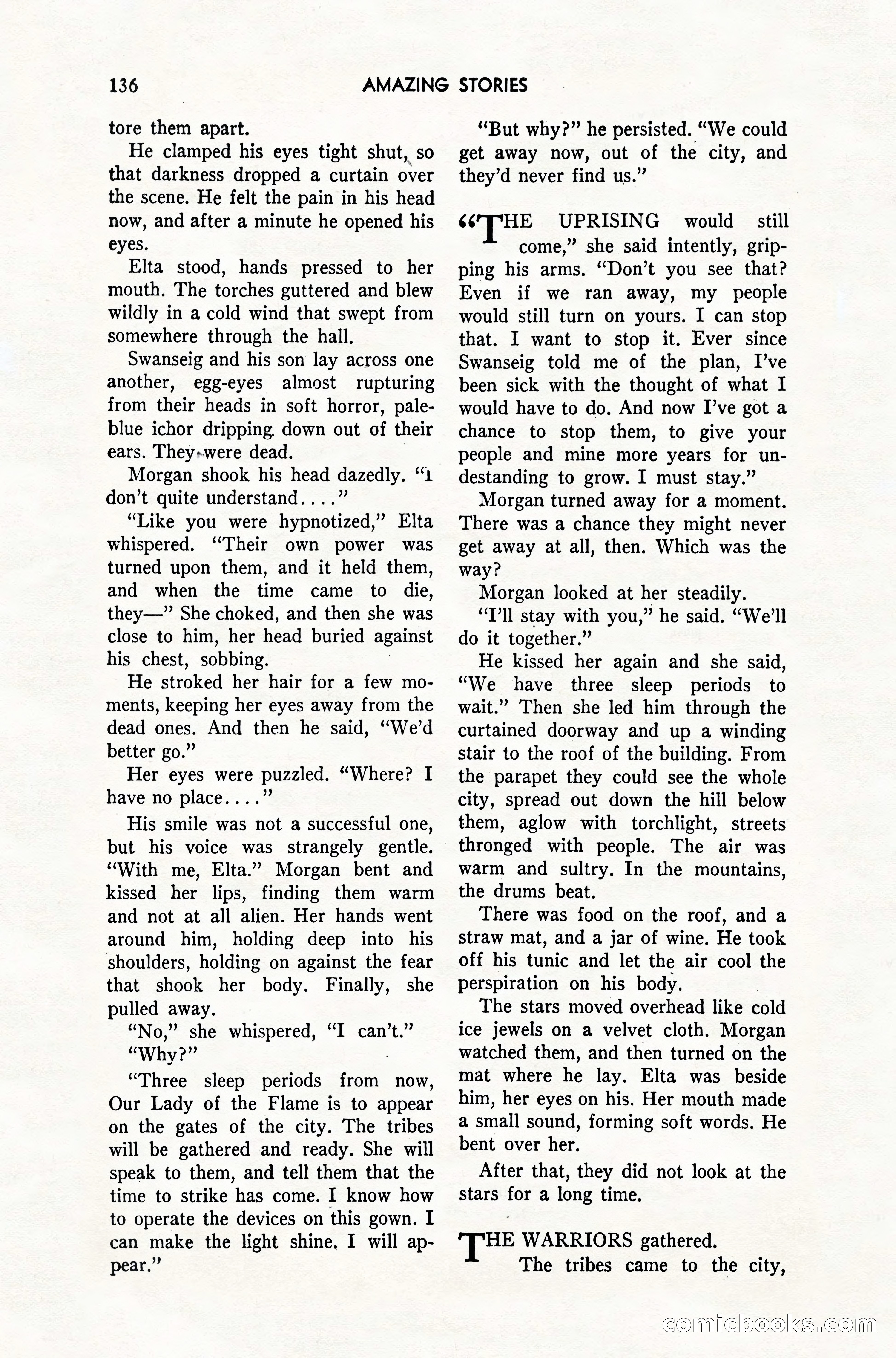 Amazing Stories, February 1952 — page 136 of 164