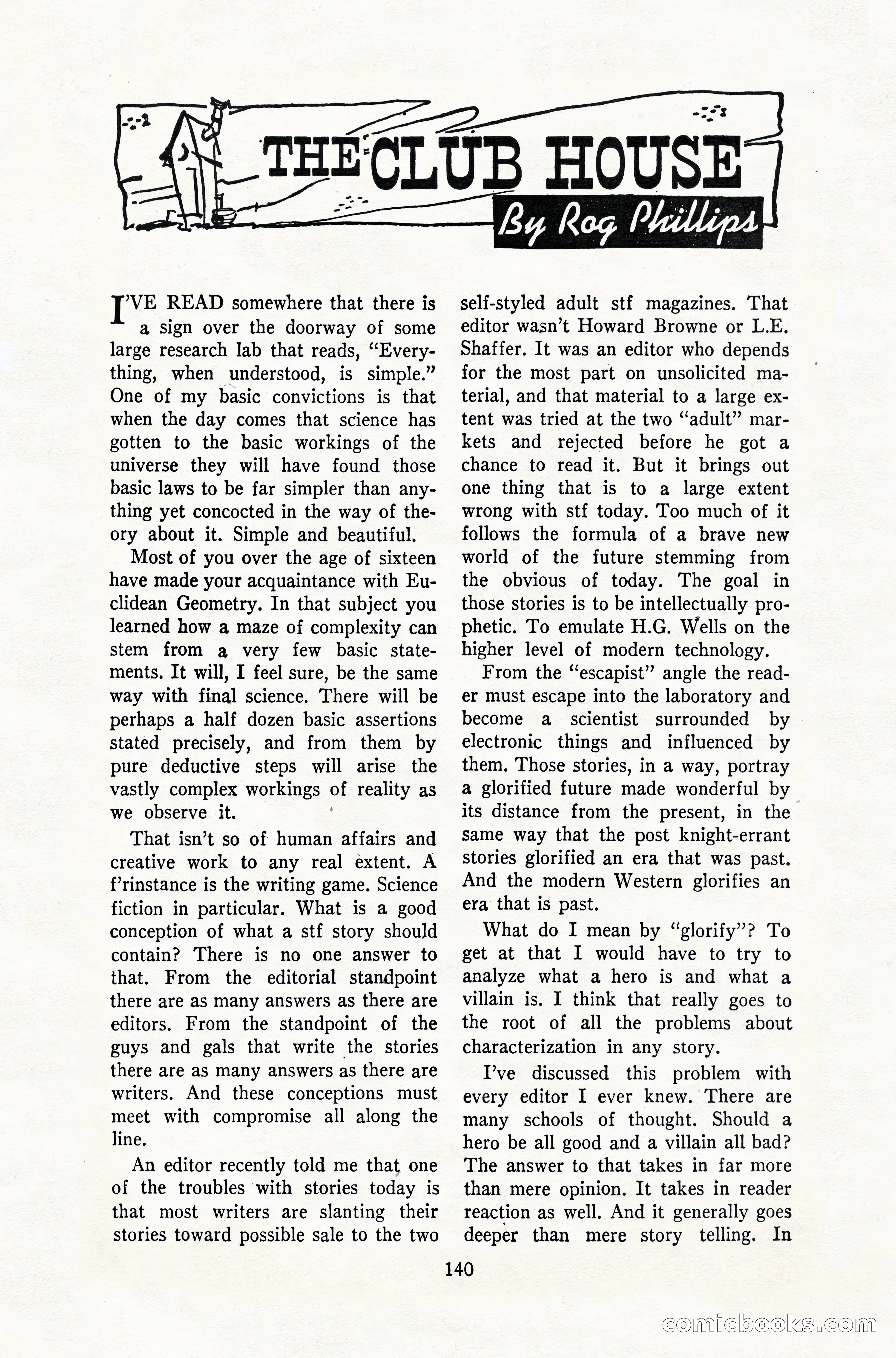 Amazing Stories, February 1952 — page 140 of 164