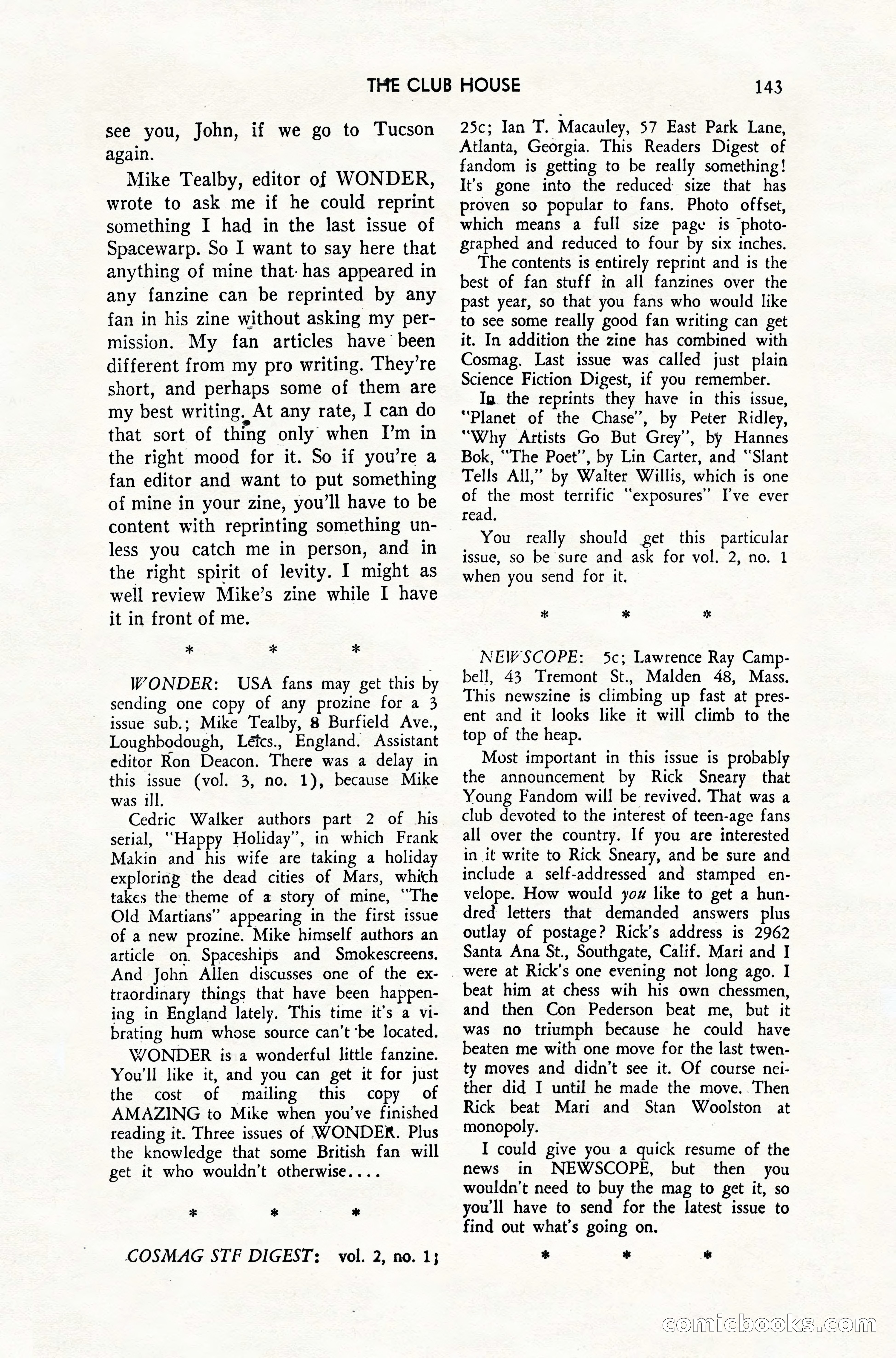 Amazing Stories, February 1952 — page 143 of 164