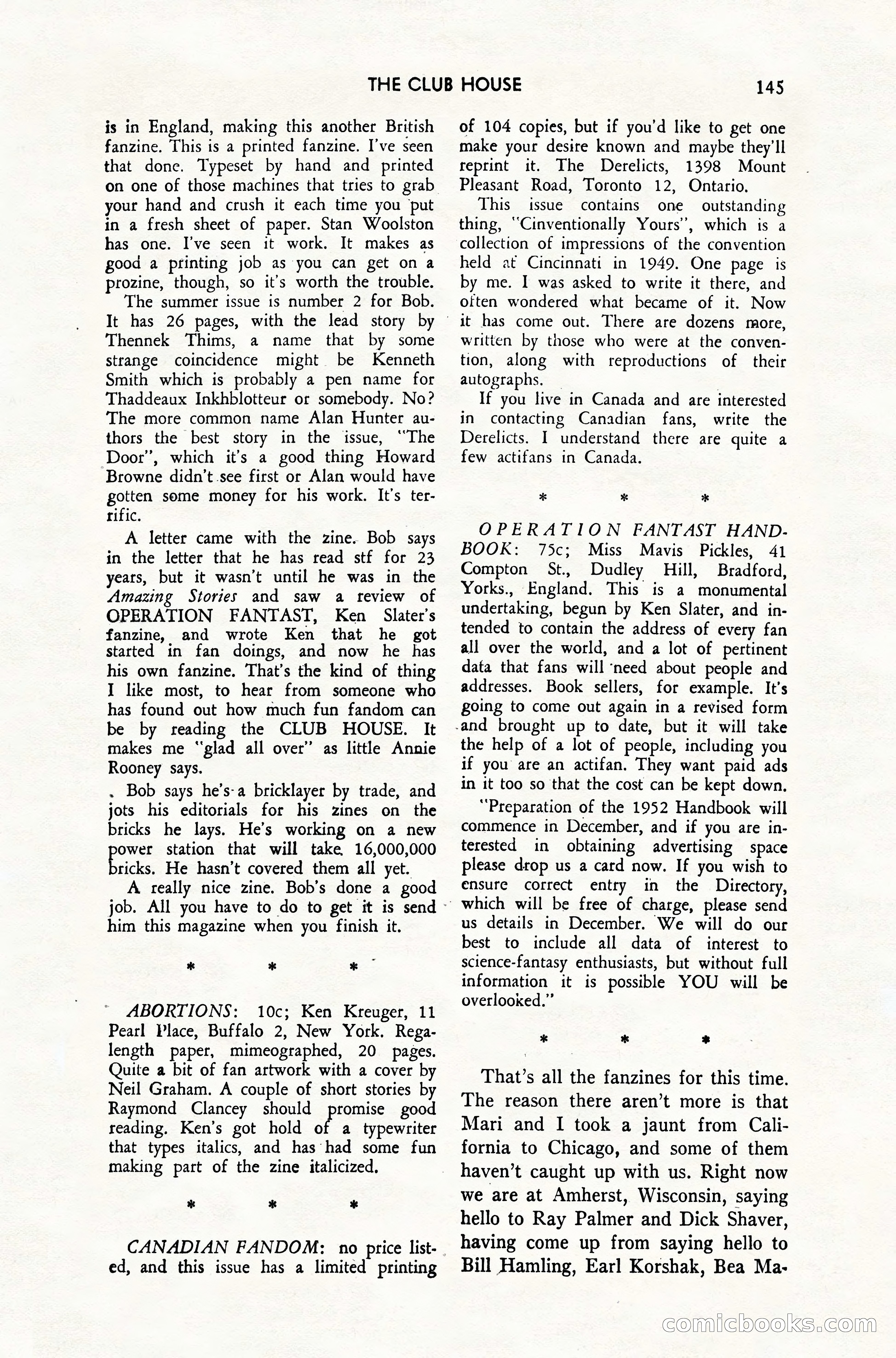 Amazing Stories, February 1952 — page 145 of 164