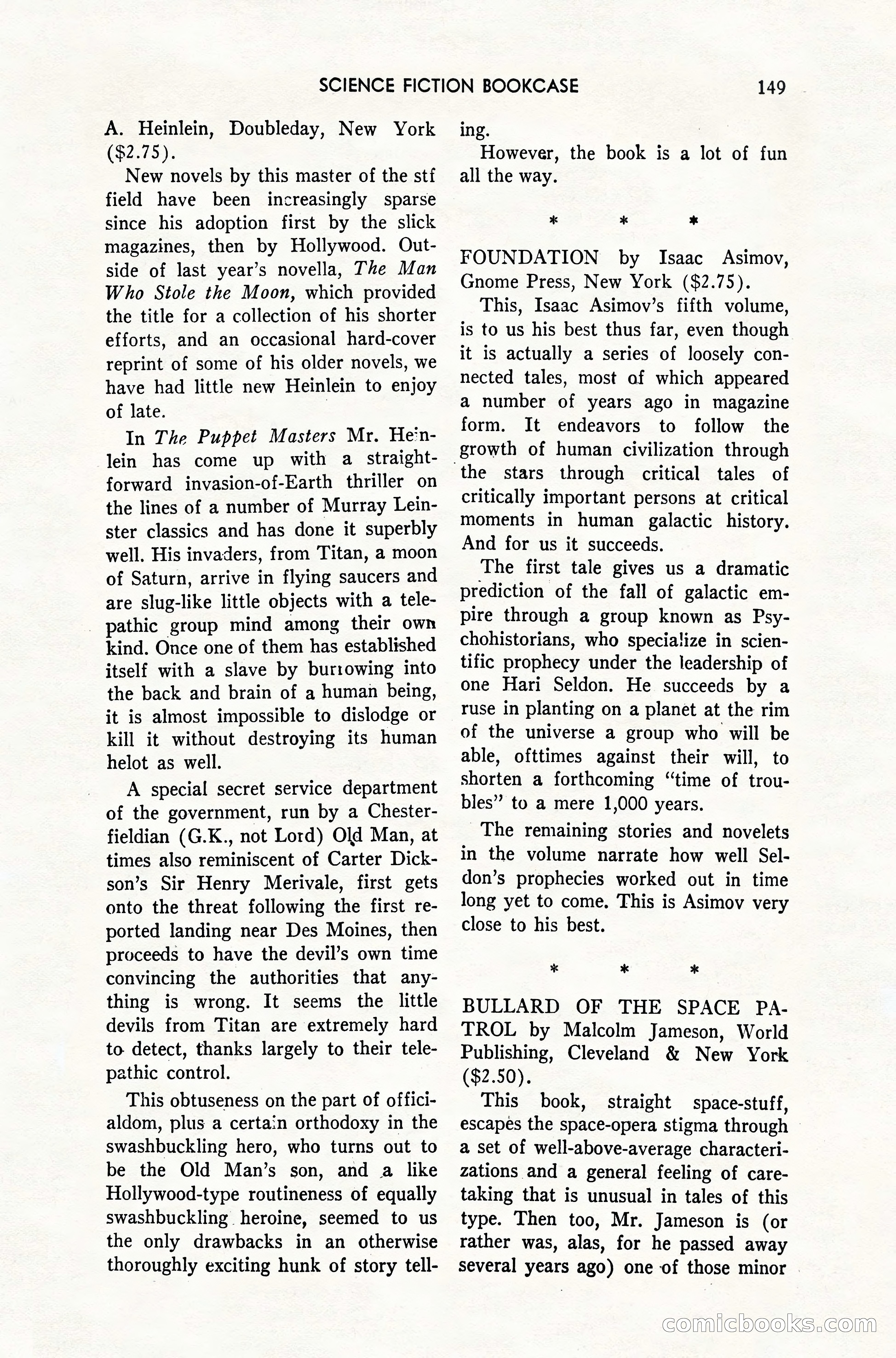Amazing Stories, February 1952 — page 149 of 164