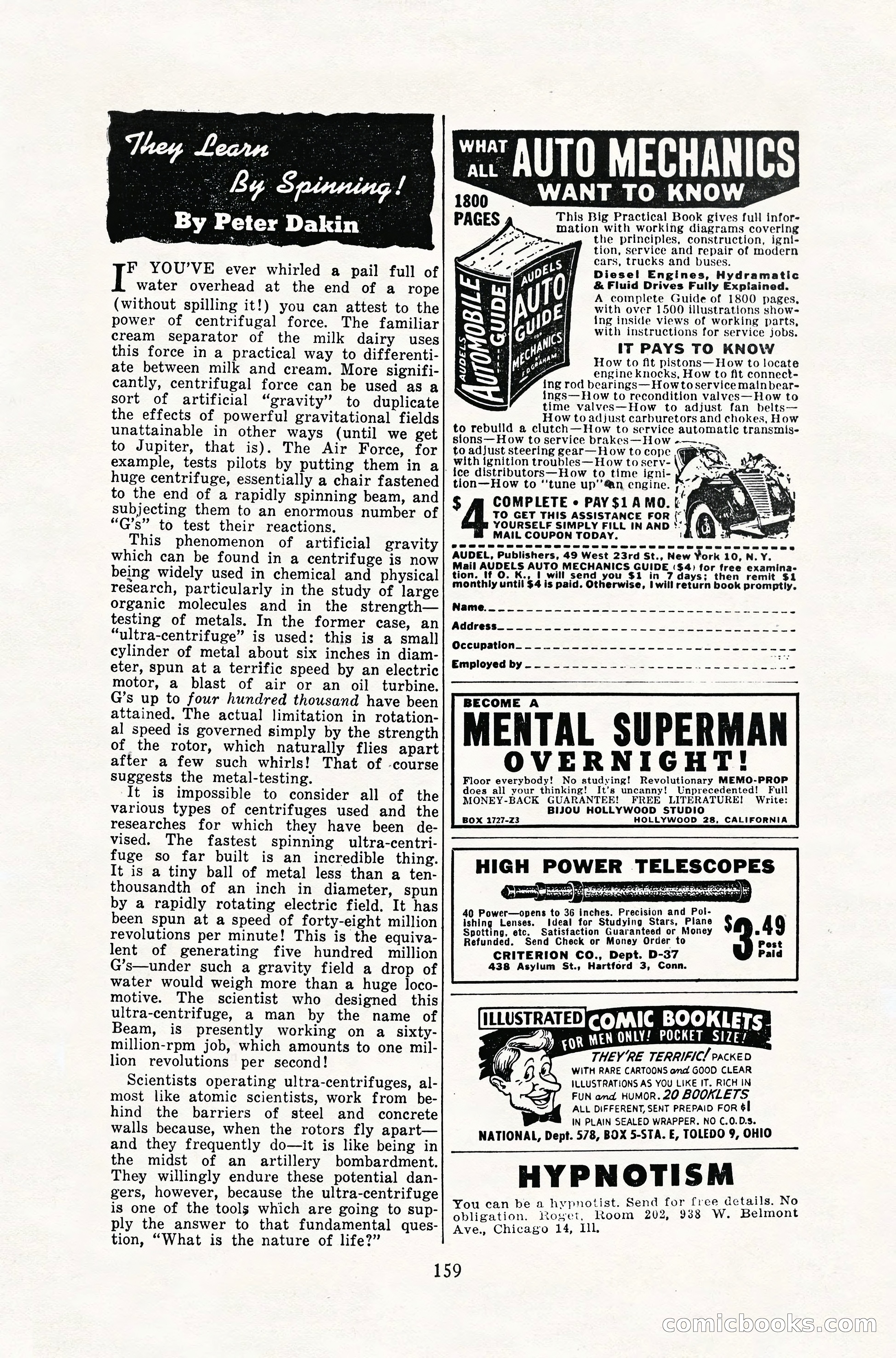 Amazing Stories, February 1952 — page 159 of 164
