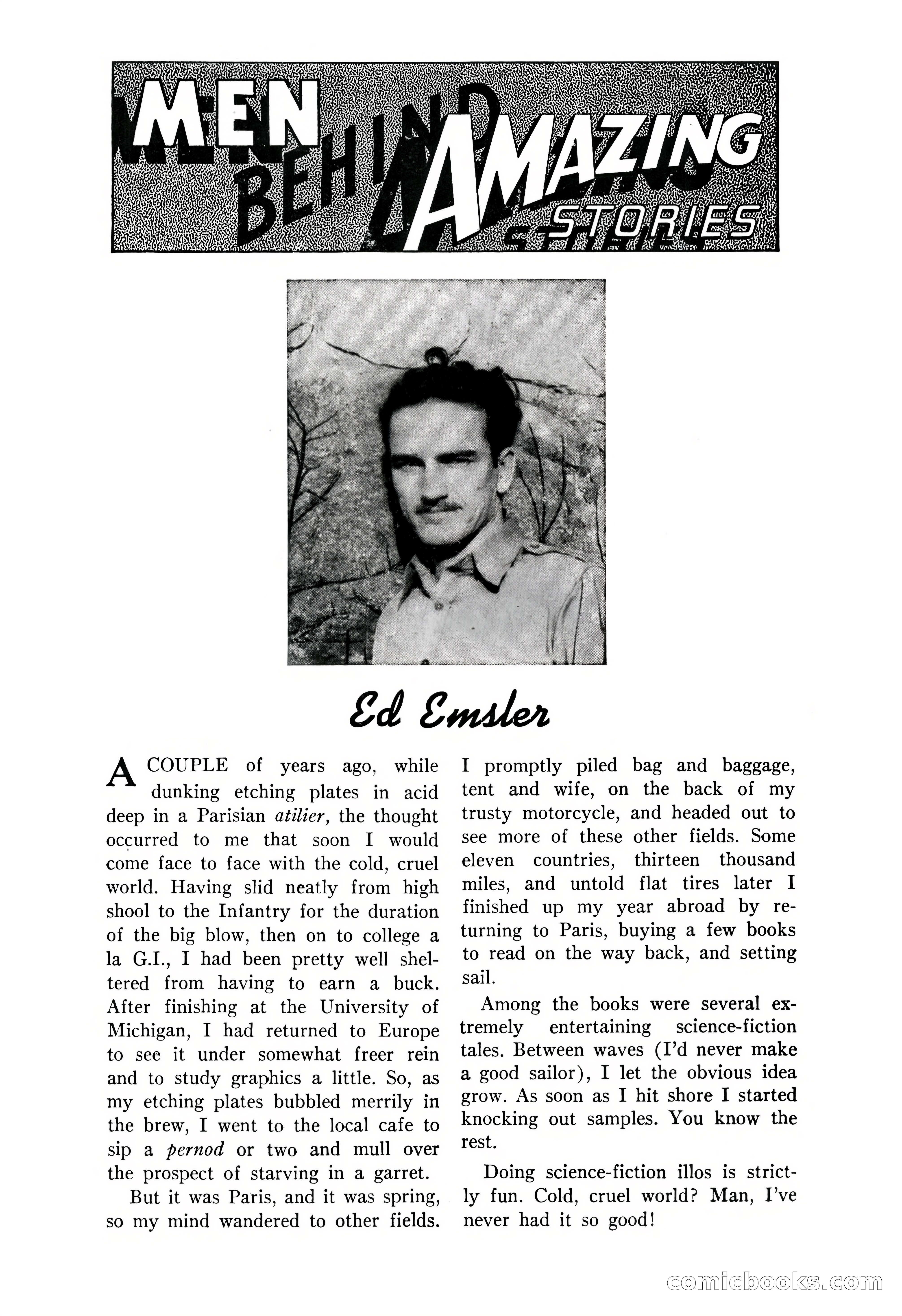 Amazing Stories, October 1952 — page 2 of 164