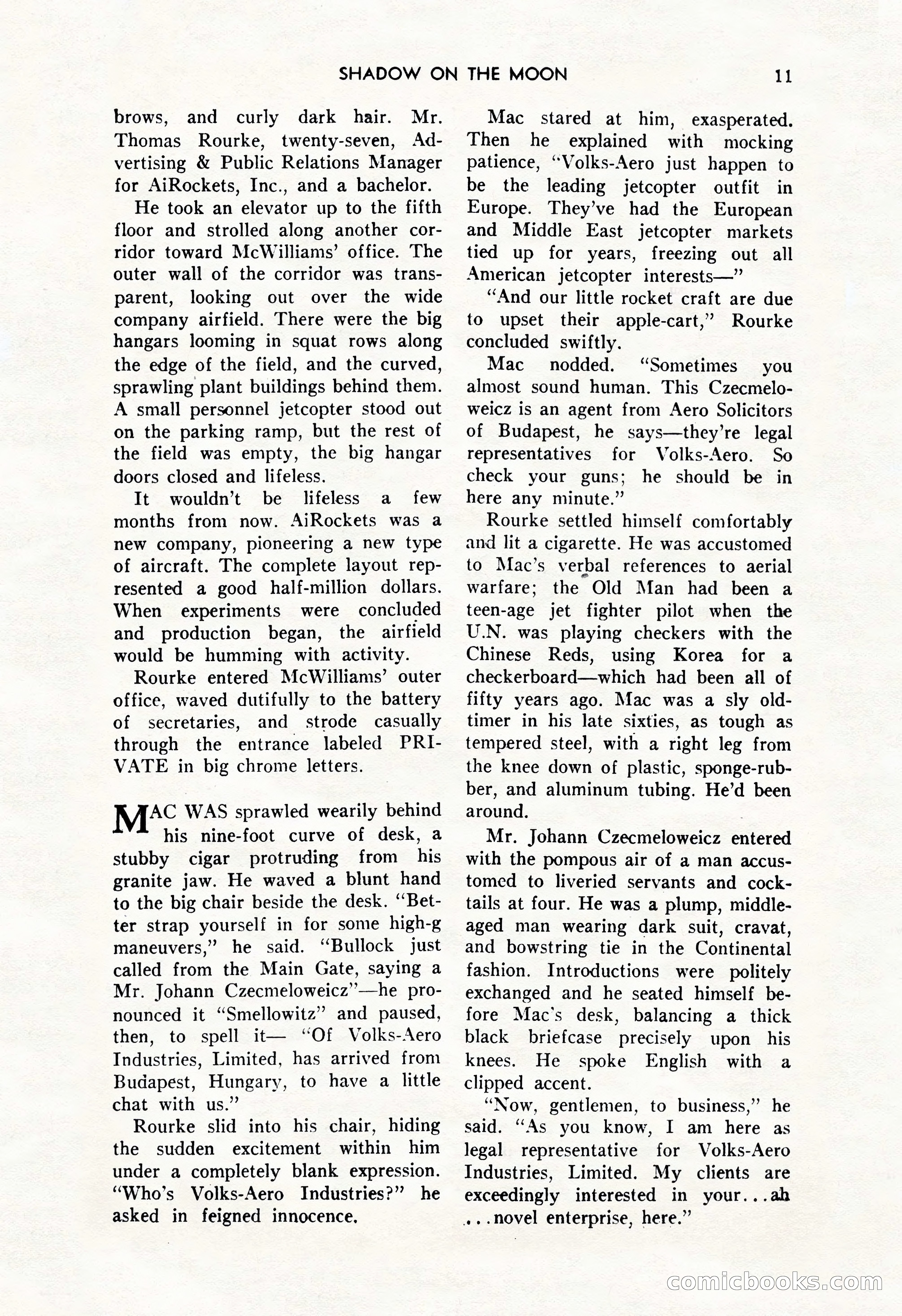 Amazing Stories, October 1952 — page 11 of 164