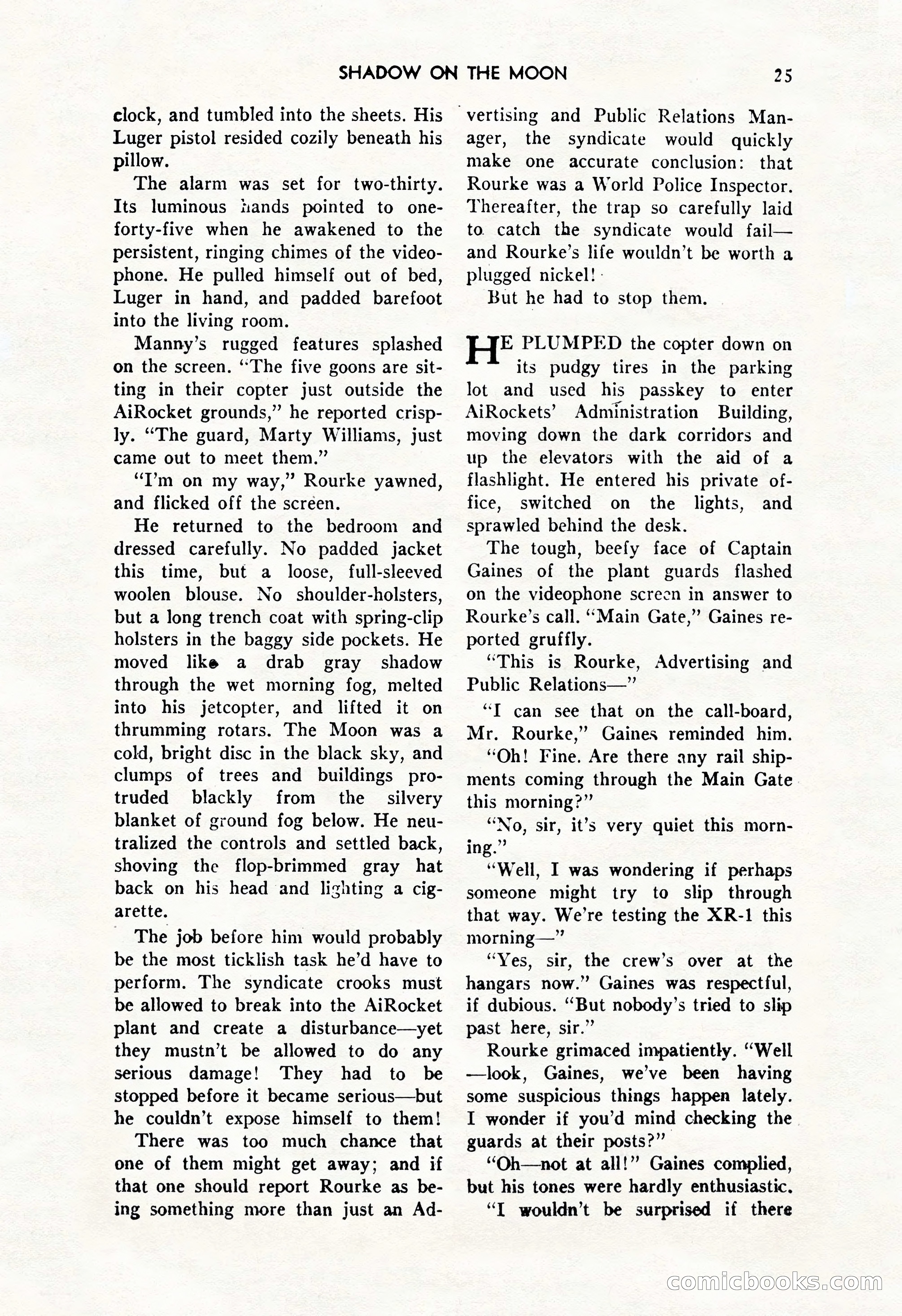 Amazing Stories, October 1952 — page 25 of 164
