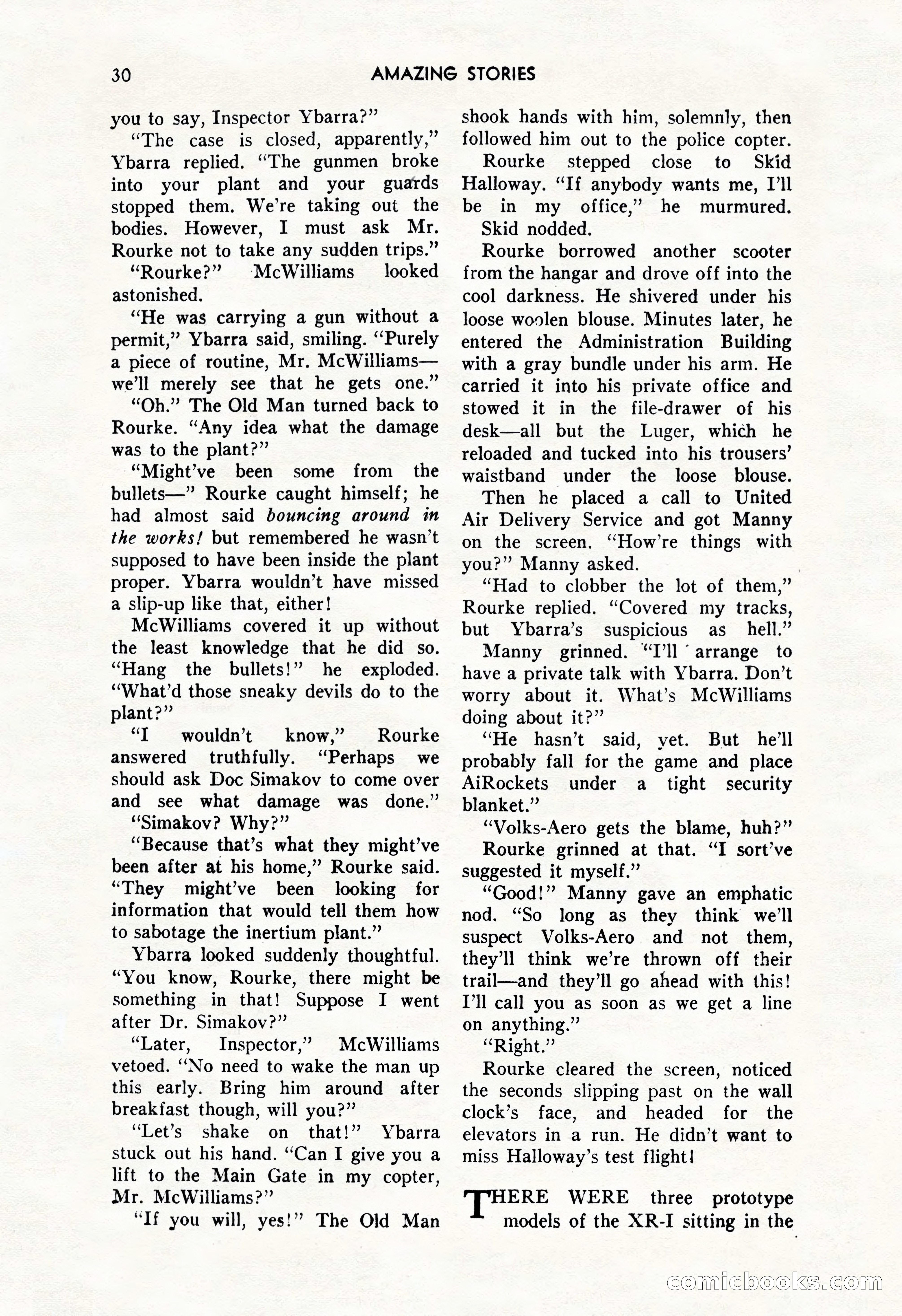 Amazing Stories, October 1952 — page 30 of 164