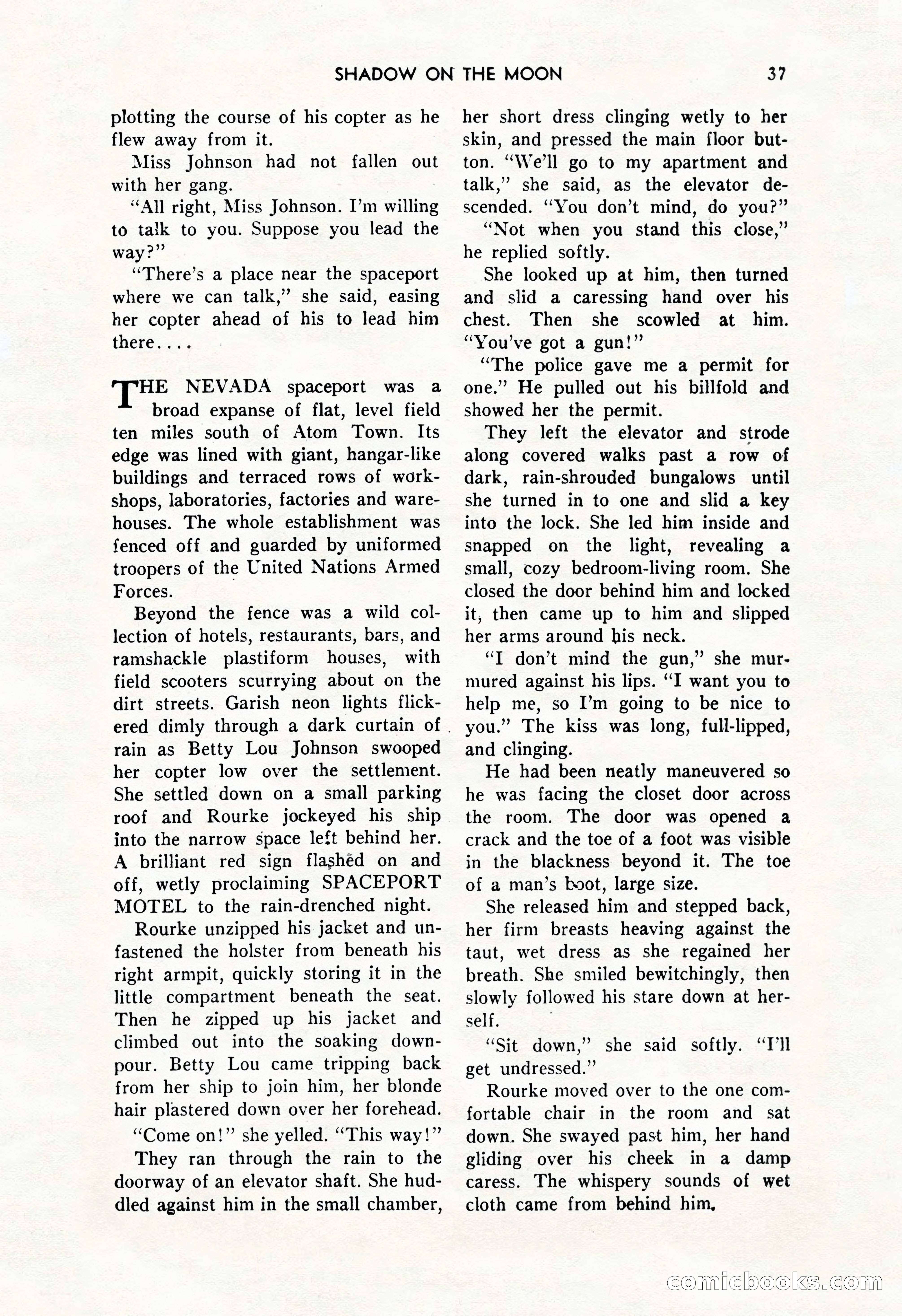 Amazing Stories, October 1952 — page 37 of 164
