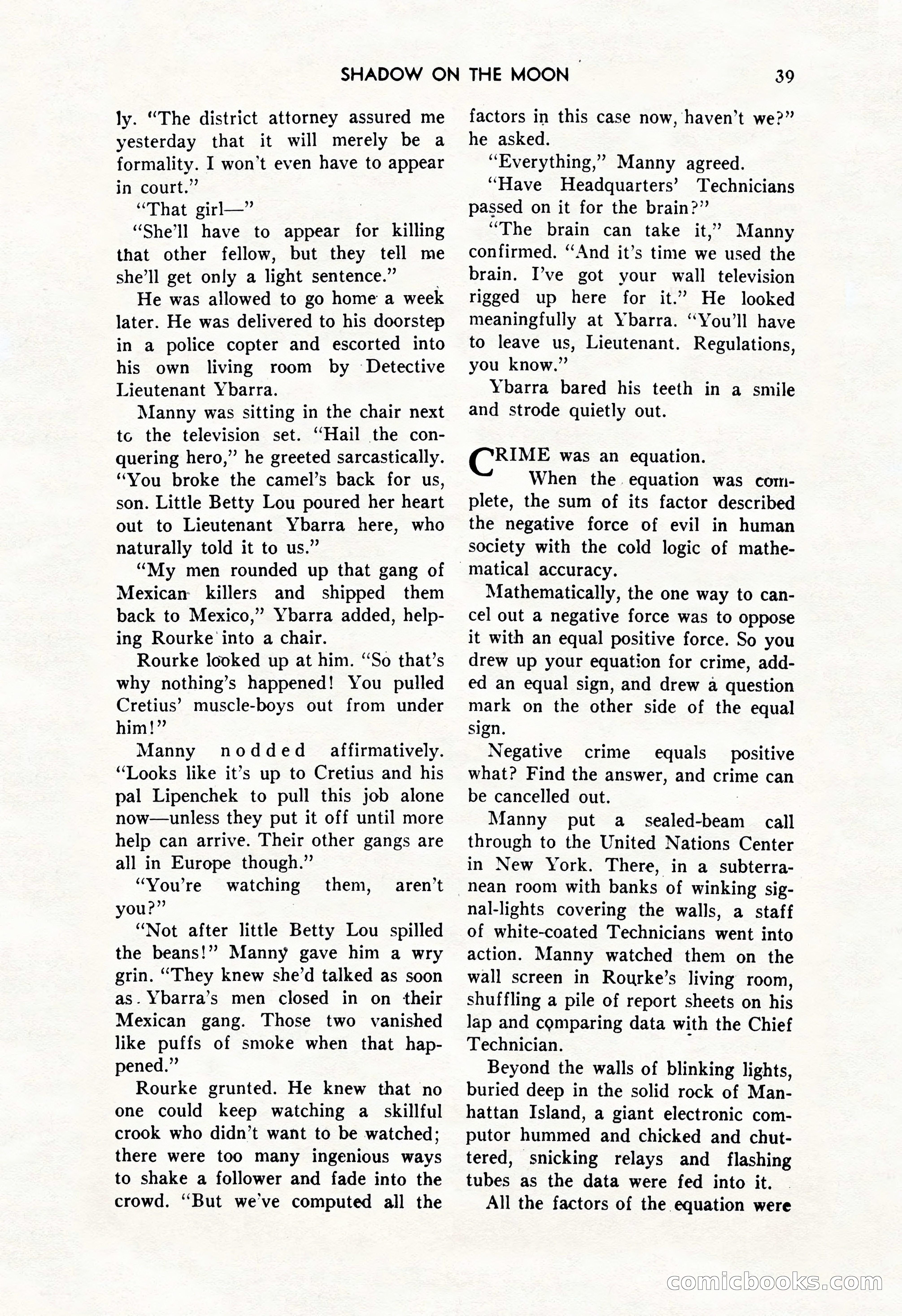 Amazing Stories, October 1952 — page 39 of 164