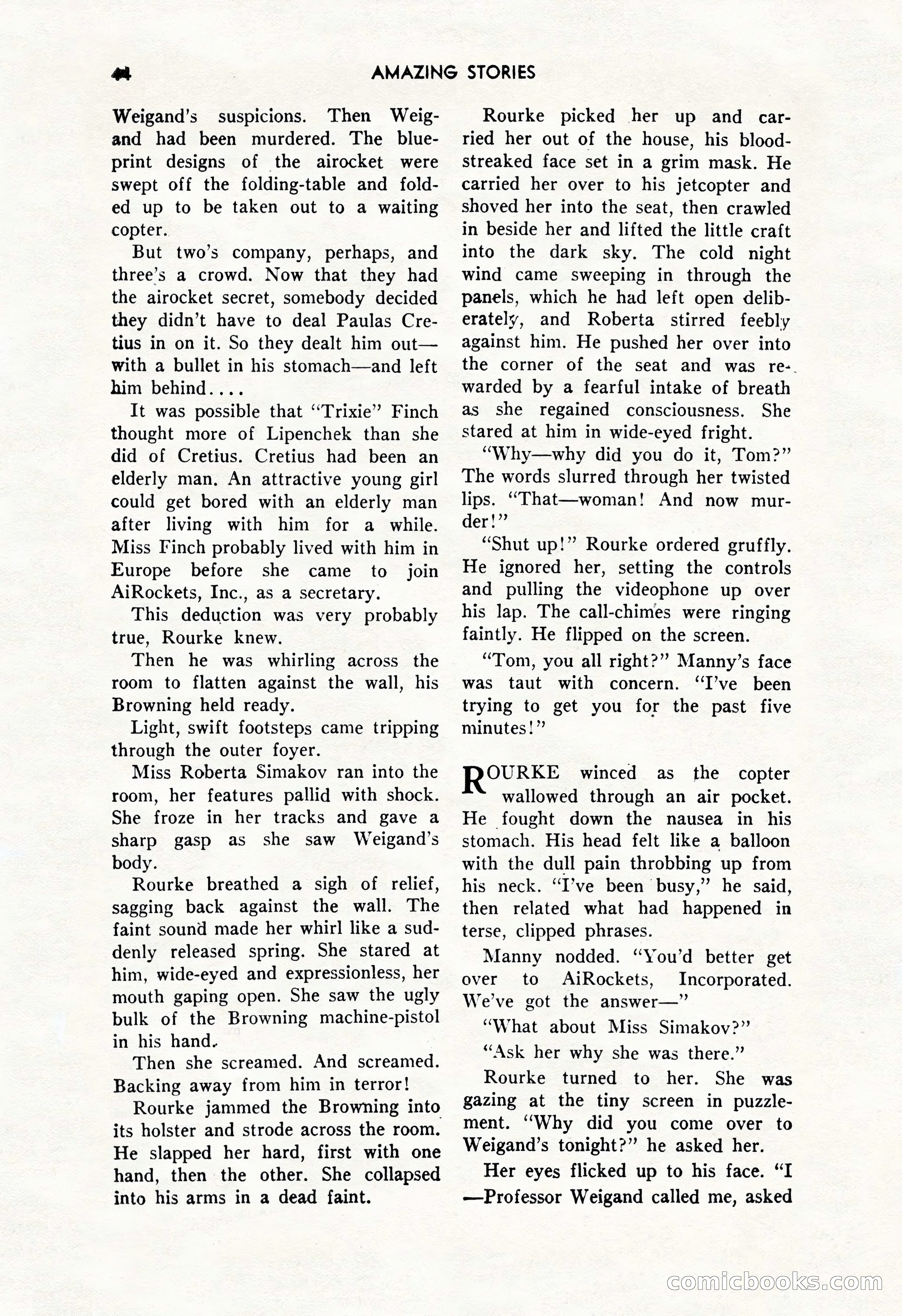 Amazing Stories, October 1952 — page 44 of 164