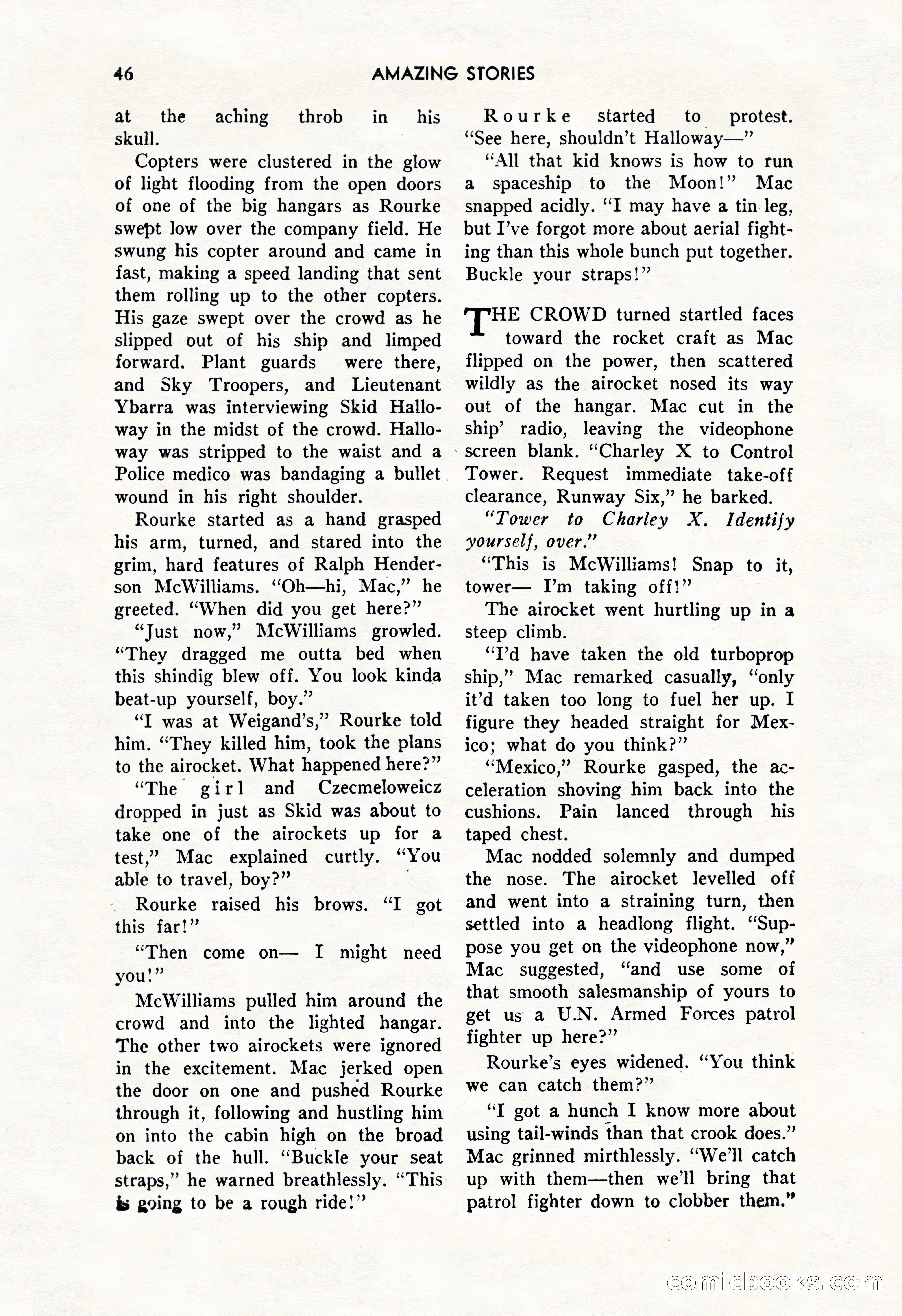 Amazing Stories, October 1952 — page 46 of 164
