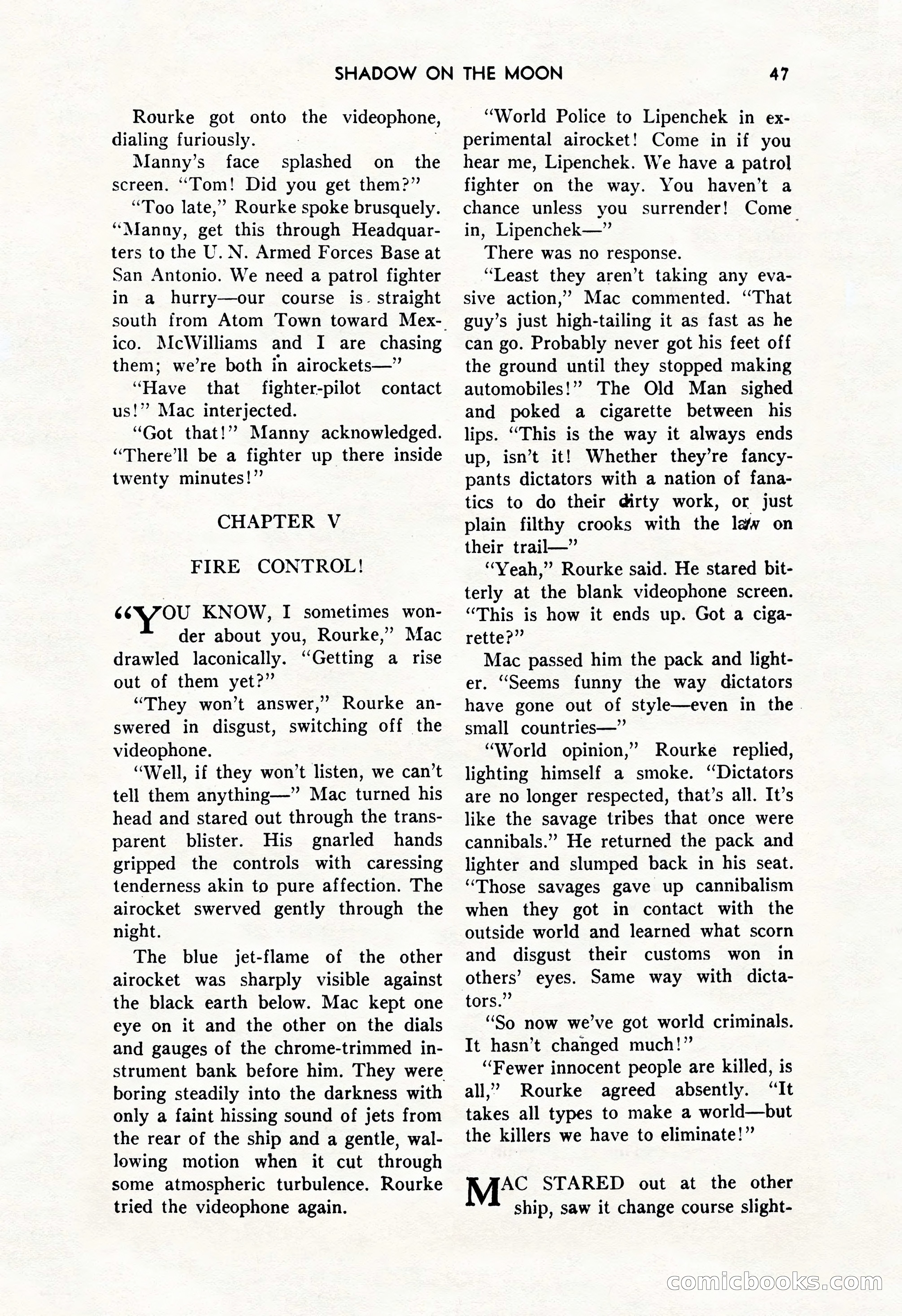 Amazing Stories, October 1952 — page 47 of 164