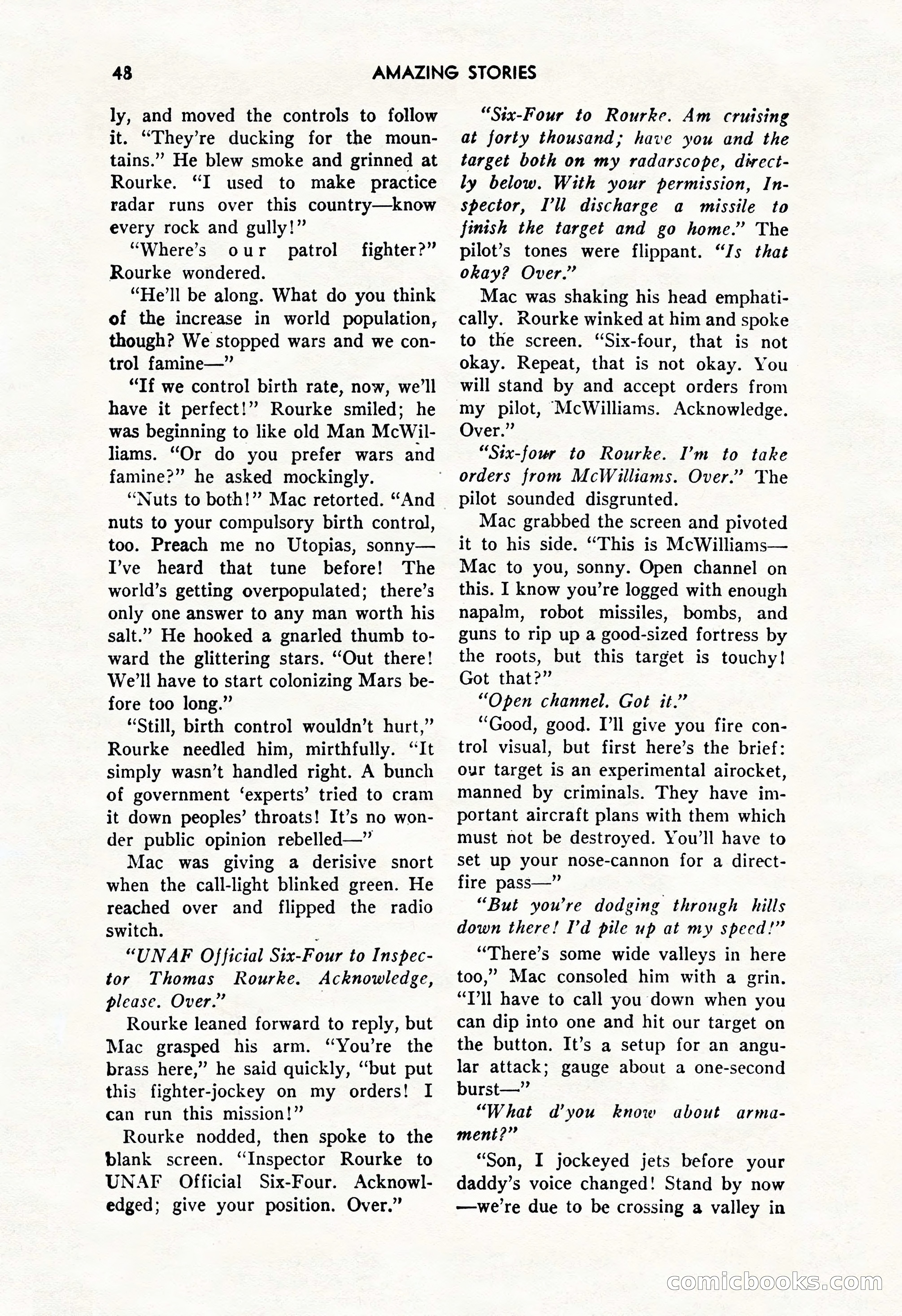 Amazing Stories, October 1952 — page 48 of 164