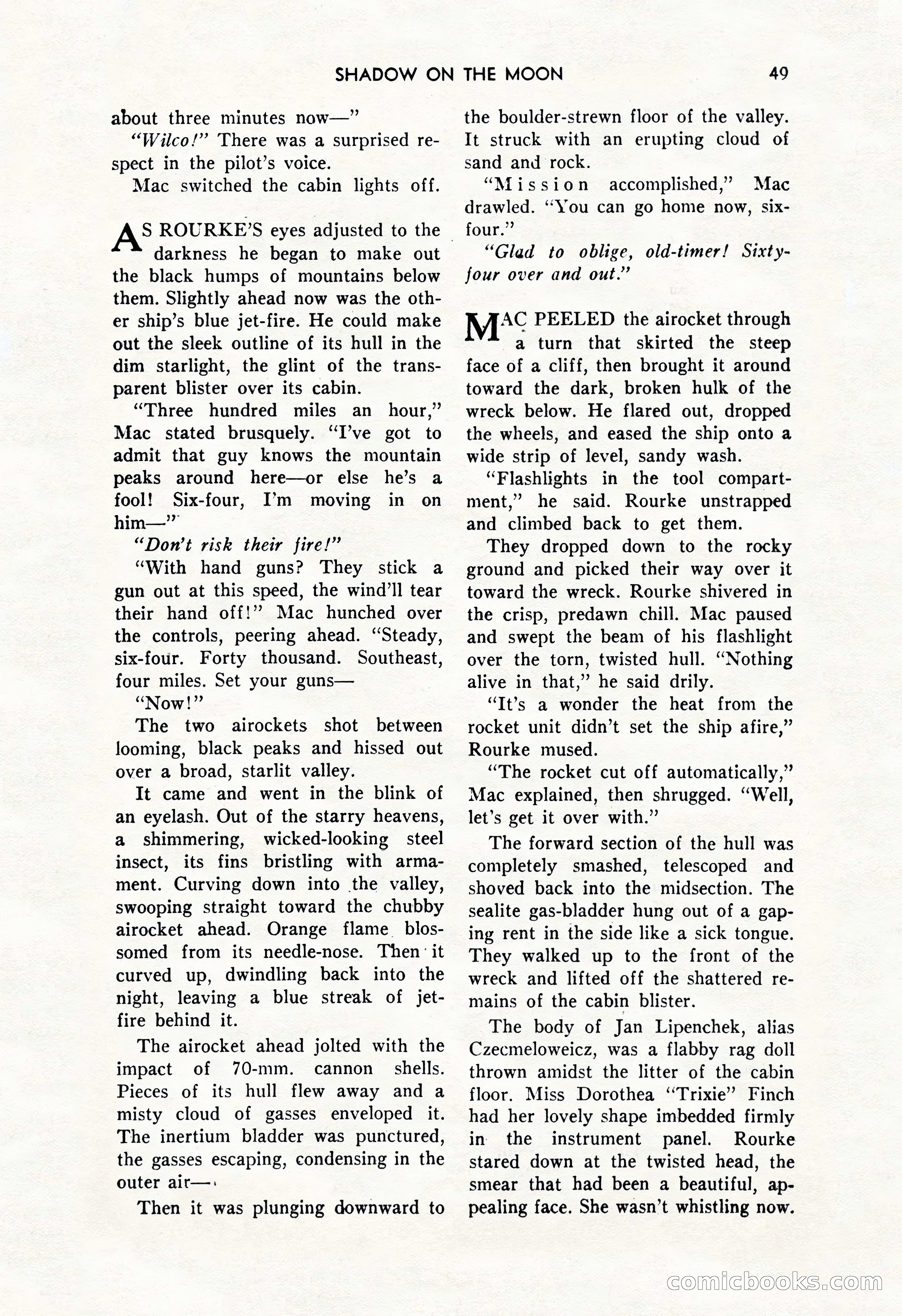 Amazing Stories, October 1952 — page 49 of 164