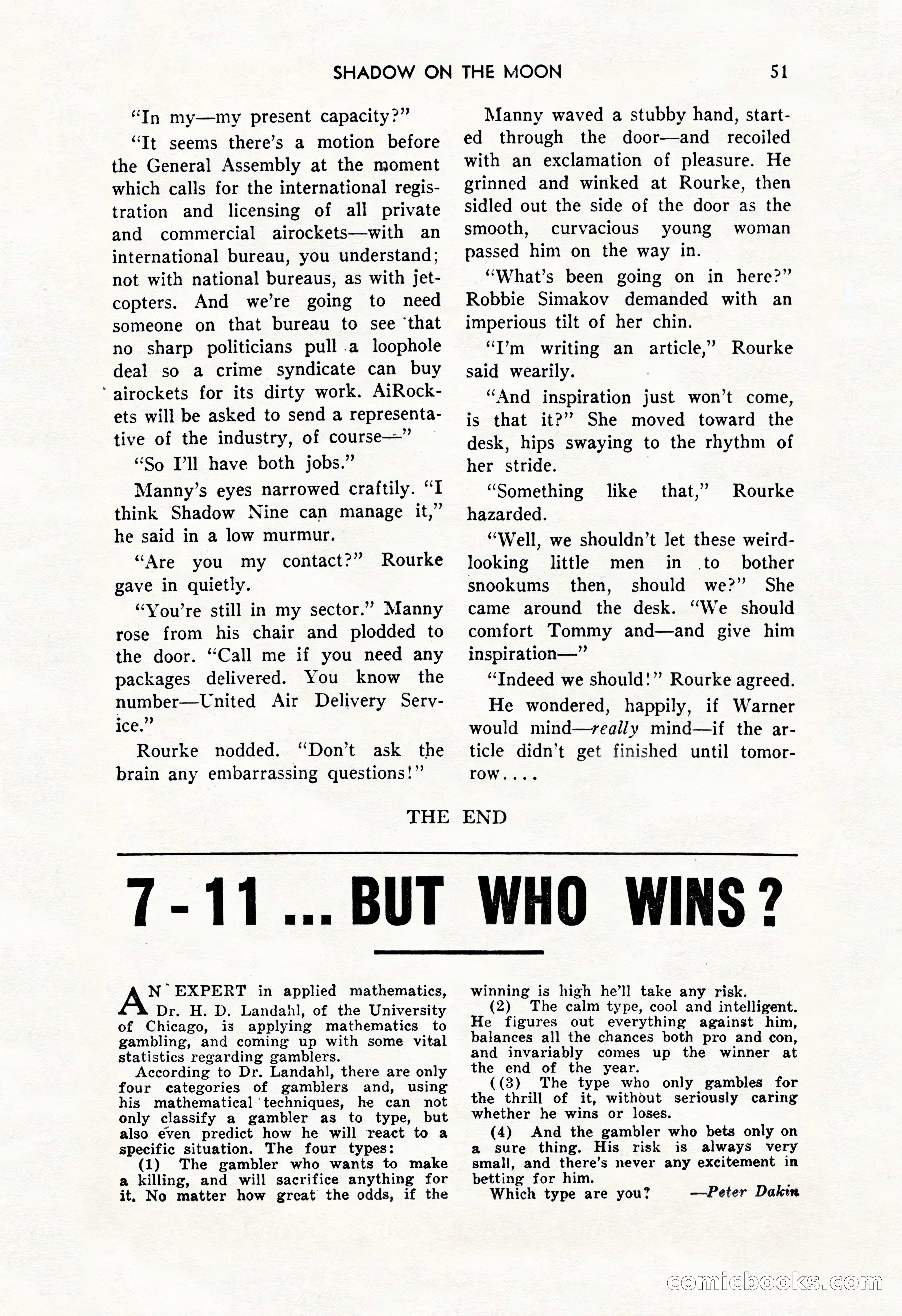 Amazing Stories, October 1952 — page 51 of 164