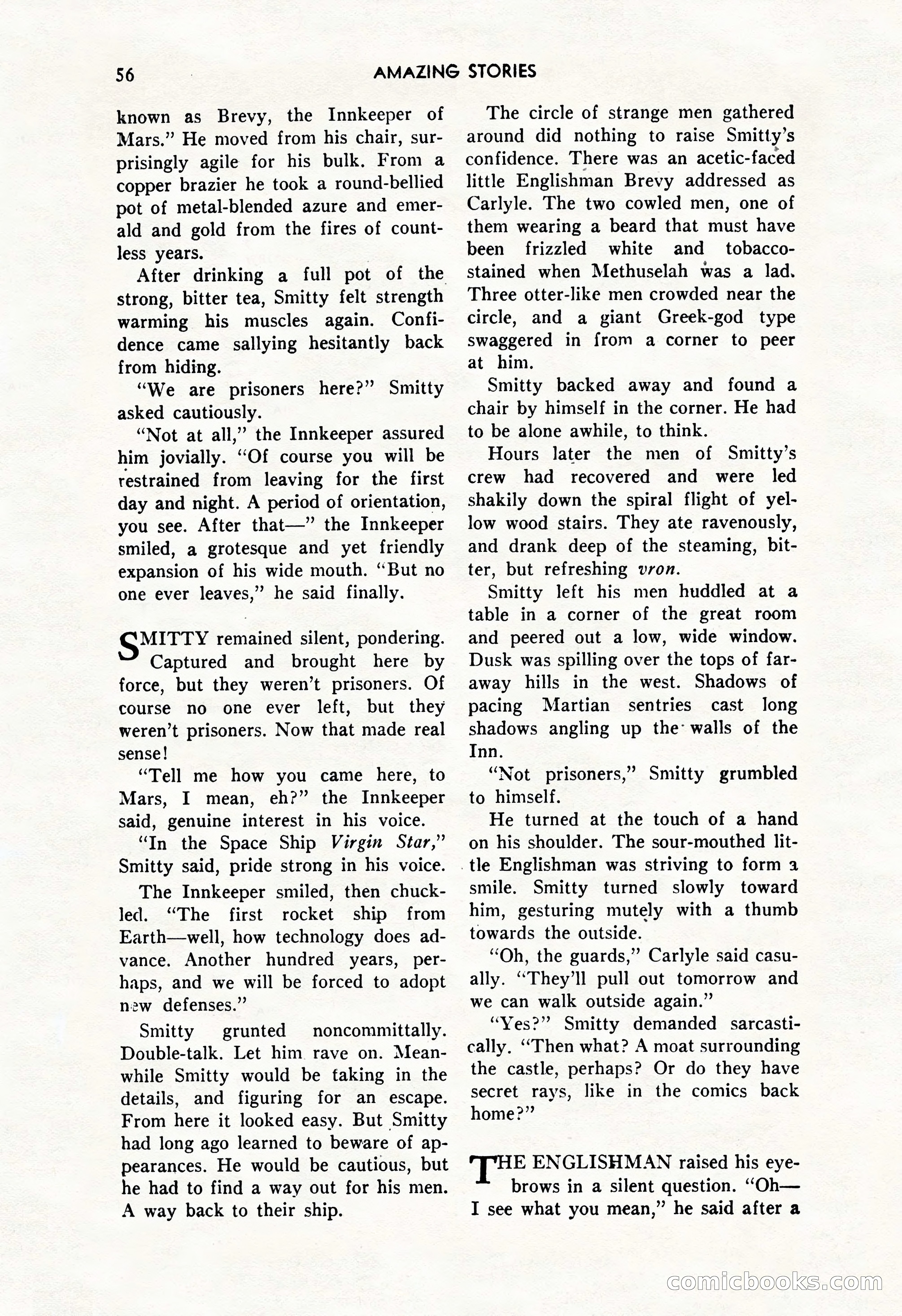 Amazing Stories, October 1952 — page 56 of 164