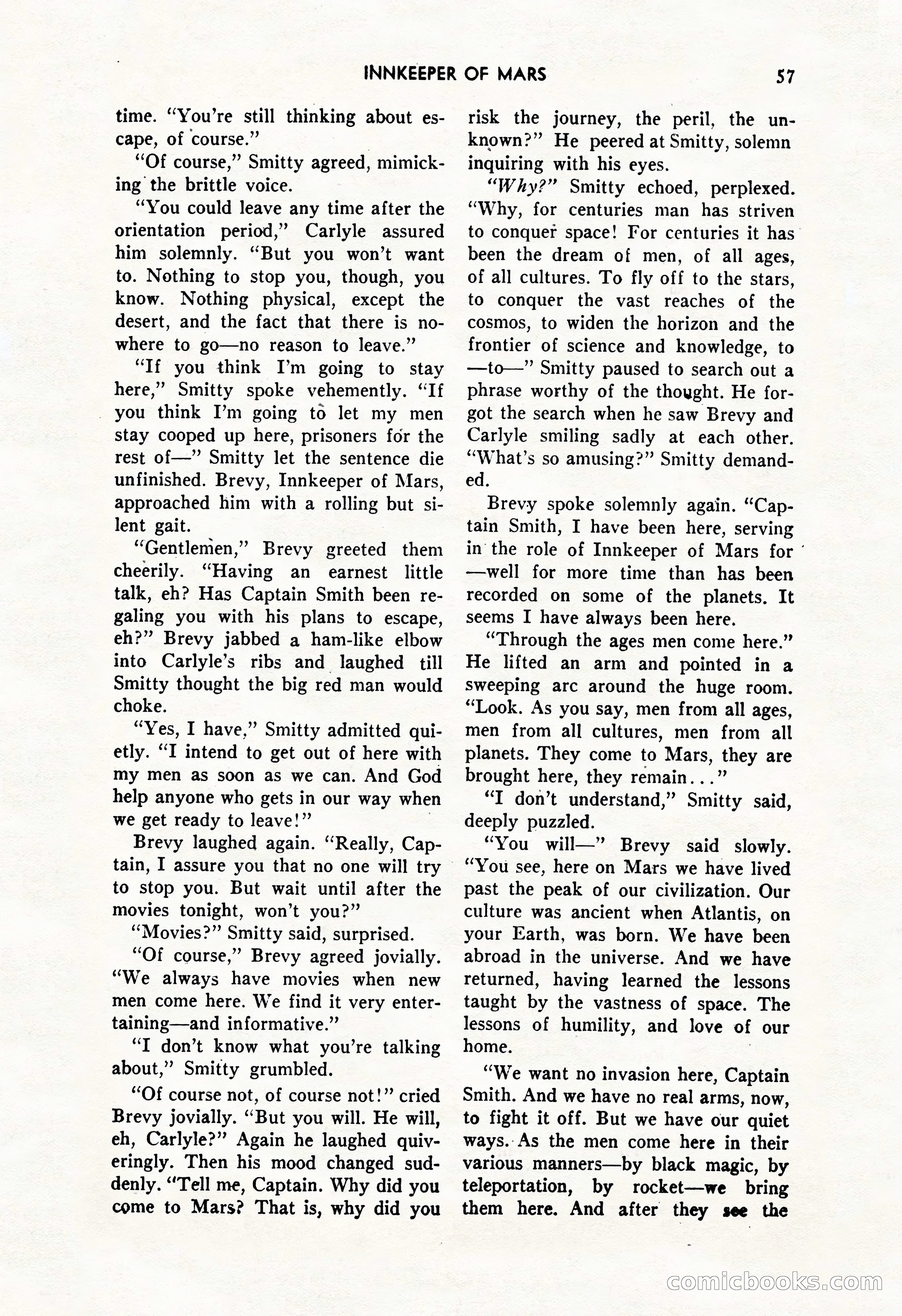 Amazing Stories, October 1952 — page 57 of 164