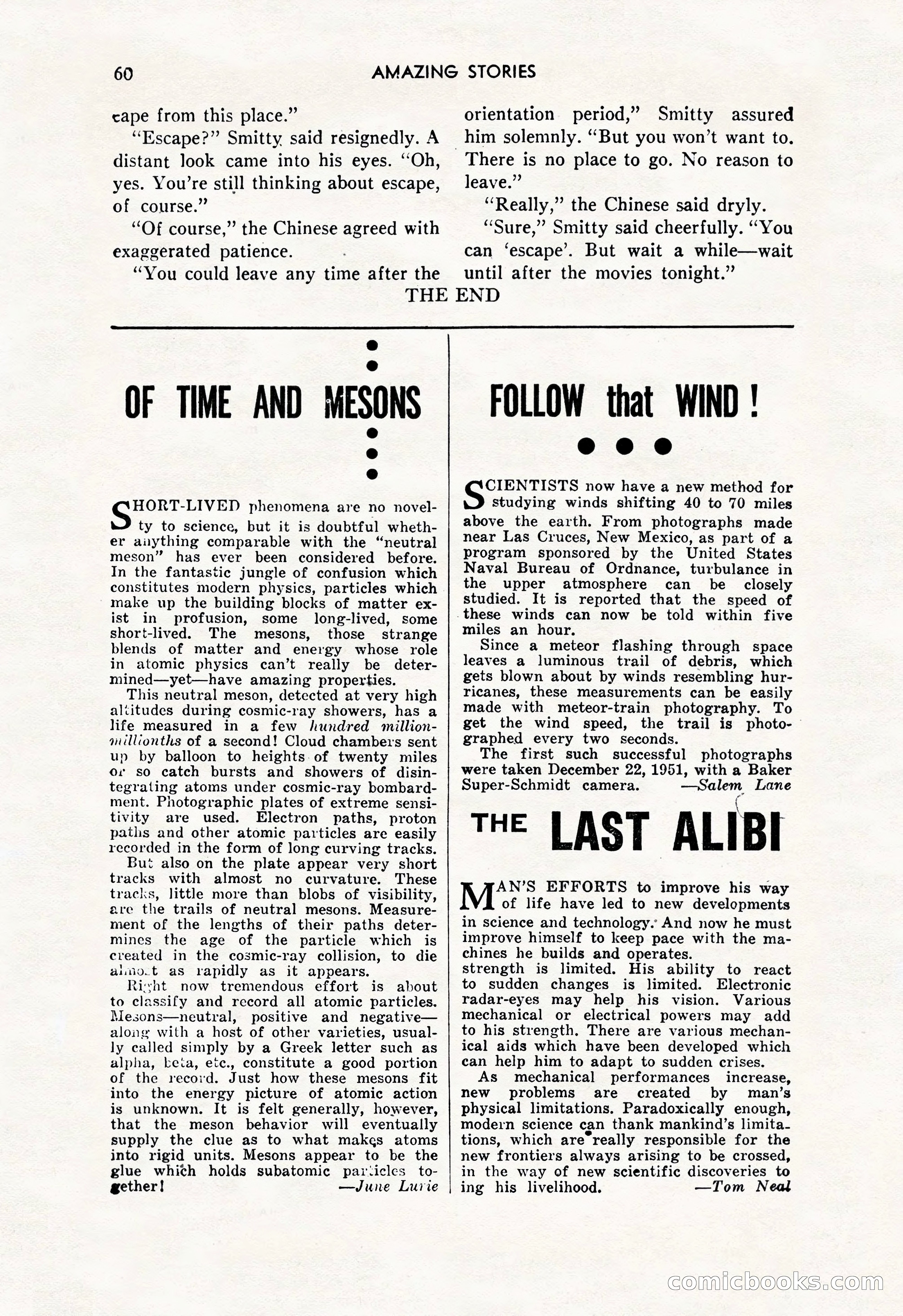 Amazing Stories, October 1952 — page 60 of 164