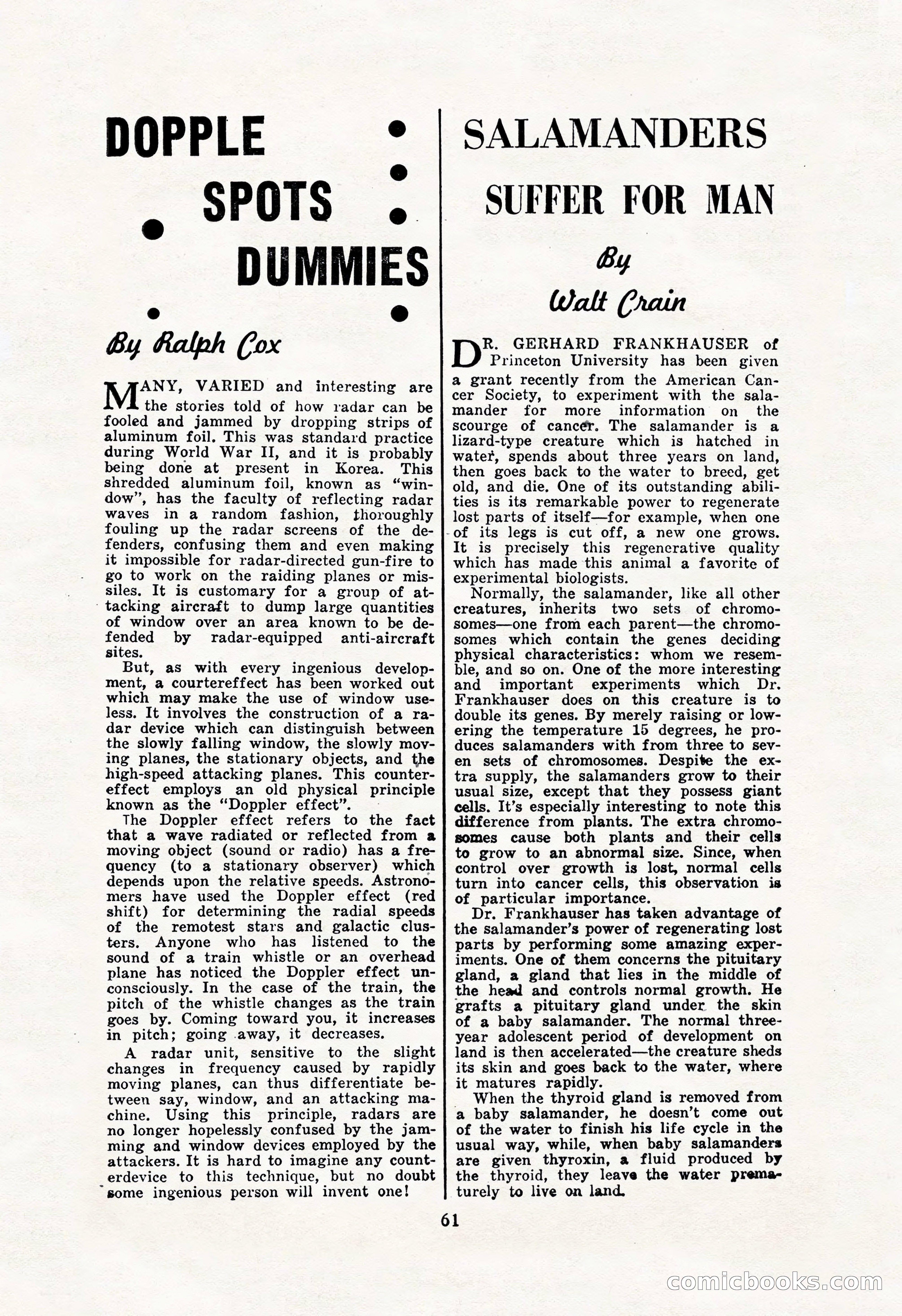 Amazing Stories, October 1952 — page 61 of 164
