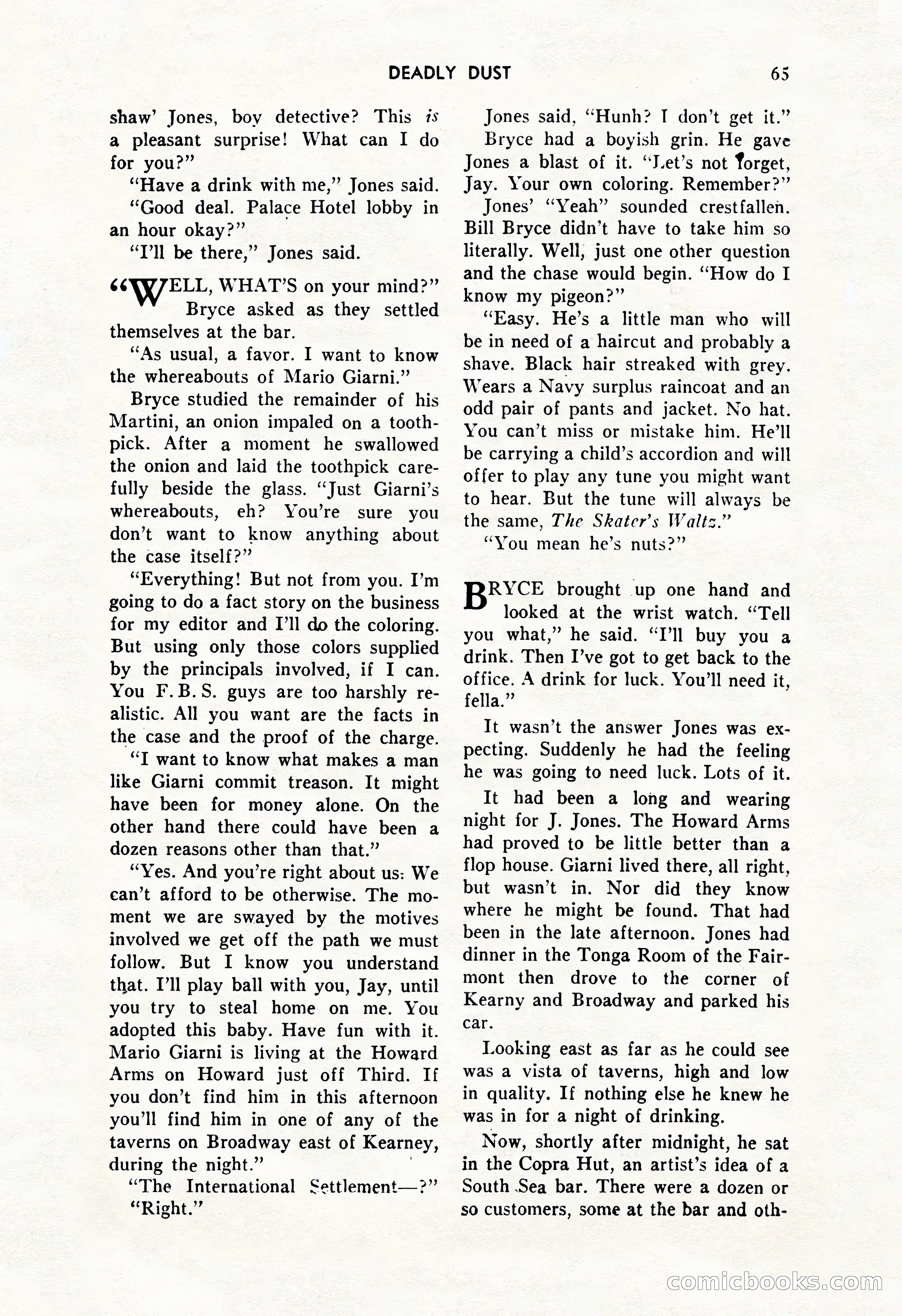 Amazing Stories, October 1952 — page 65 of 164
