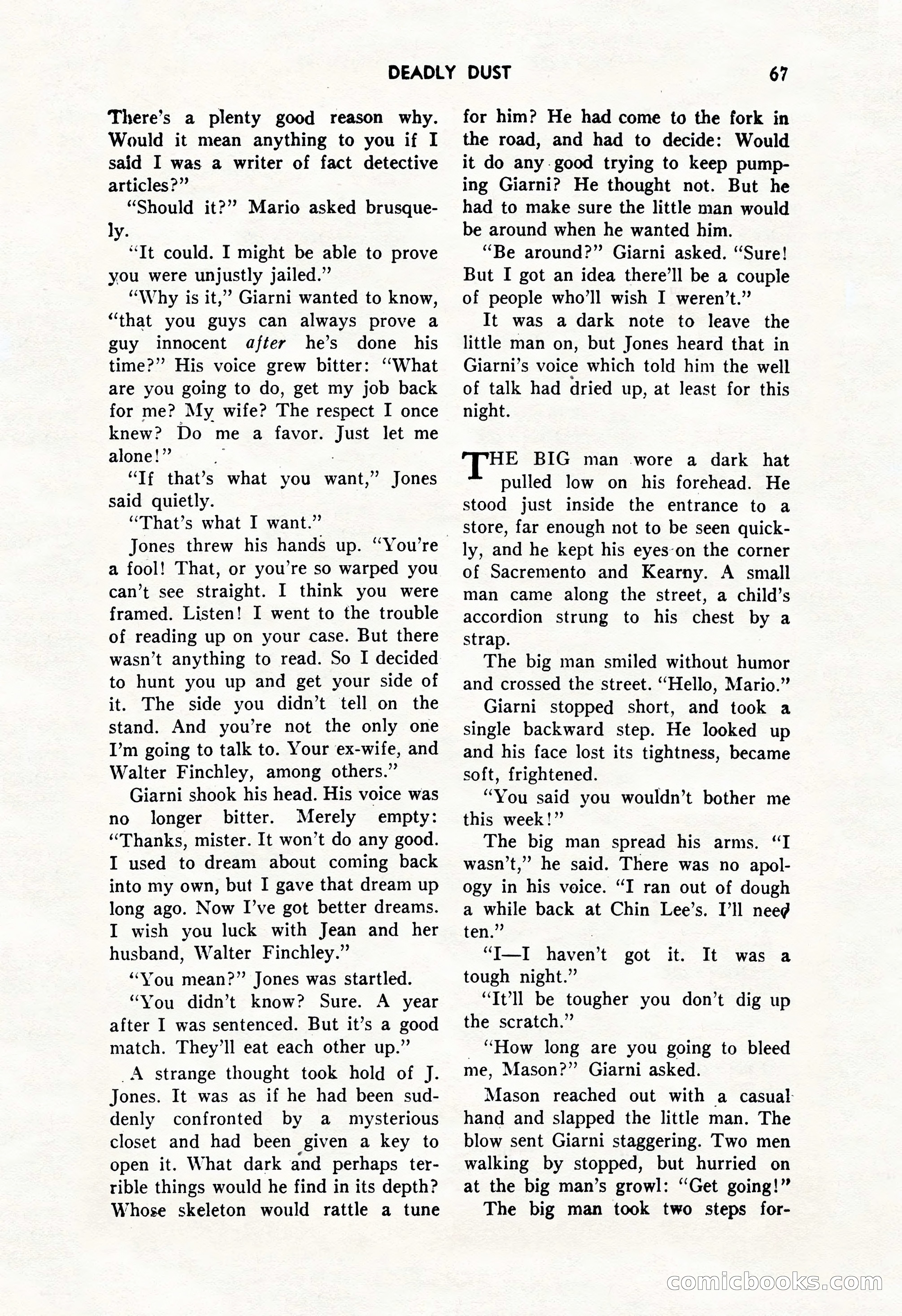 Amazing Stories, October 1952 — page 67 of 164