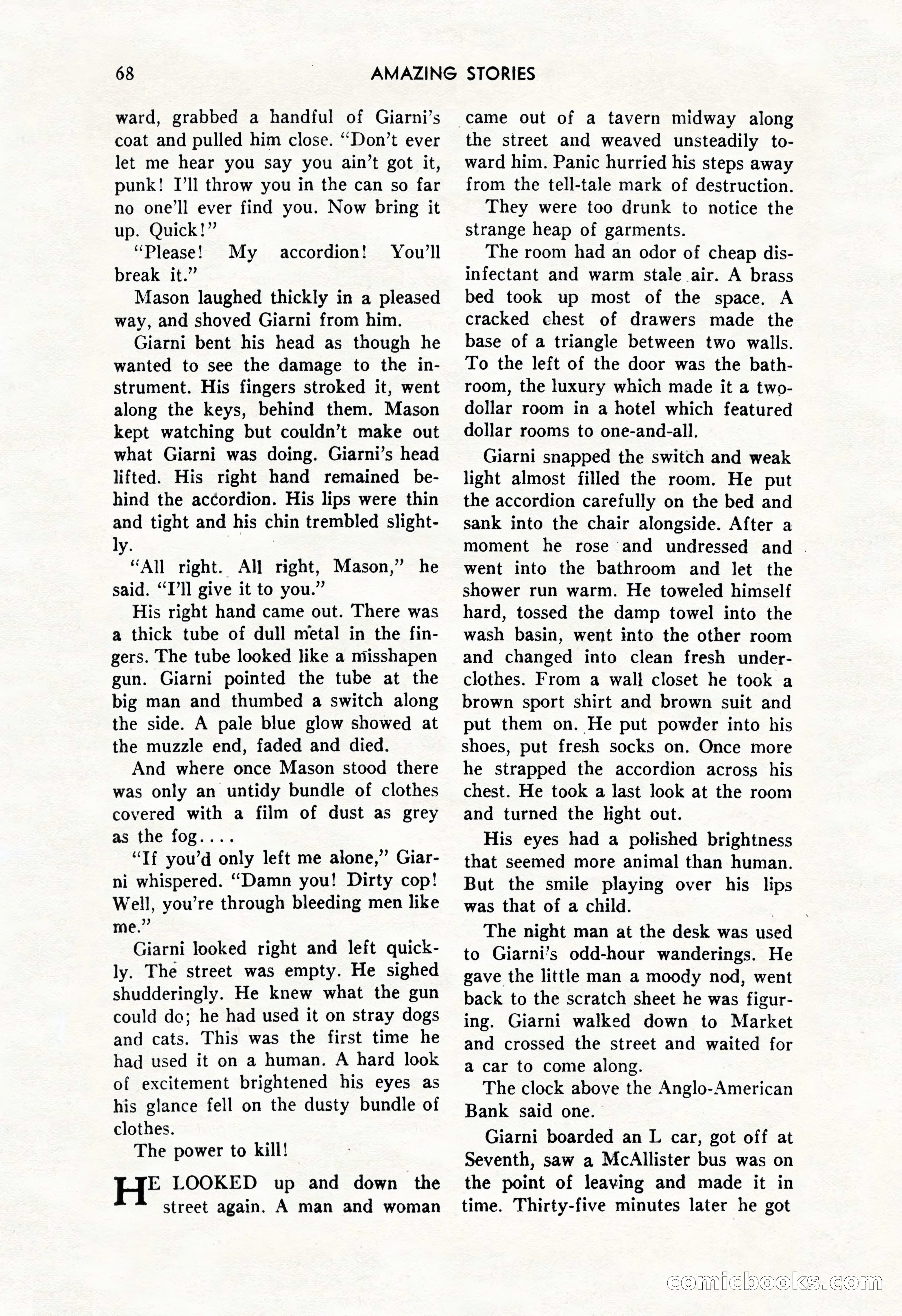 Amazing Stories, October 1952 — page 68 of 164