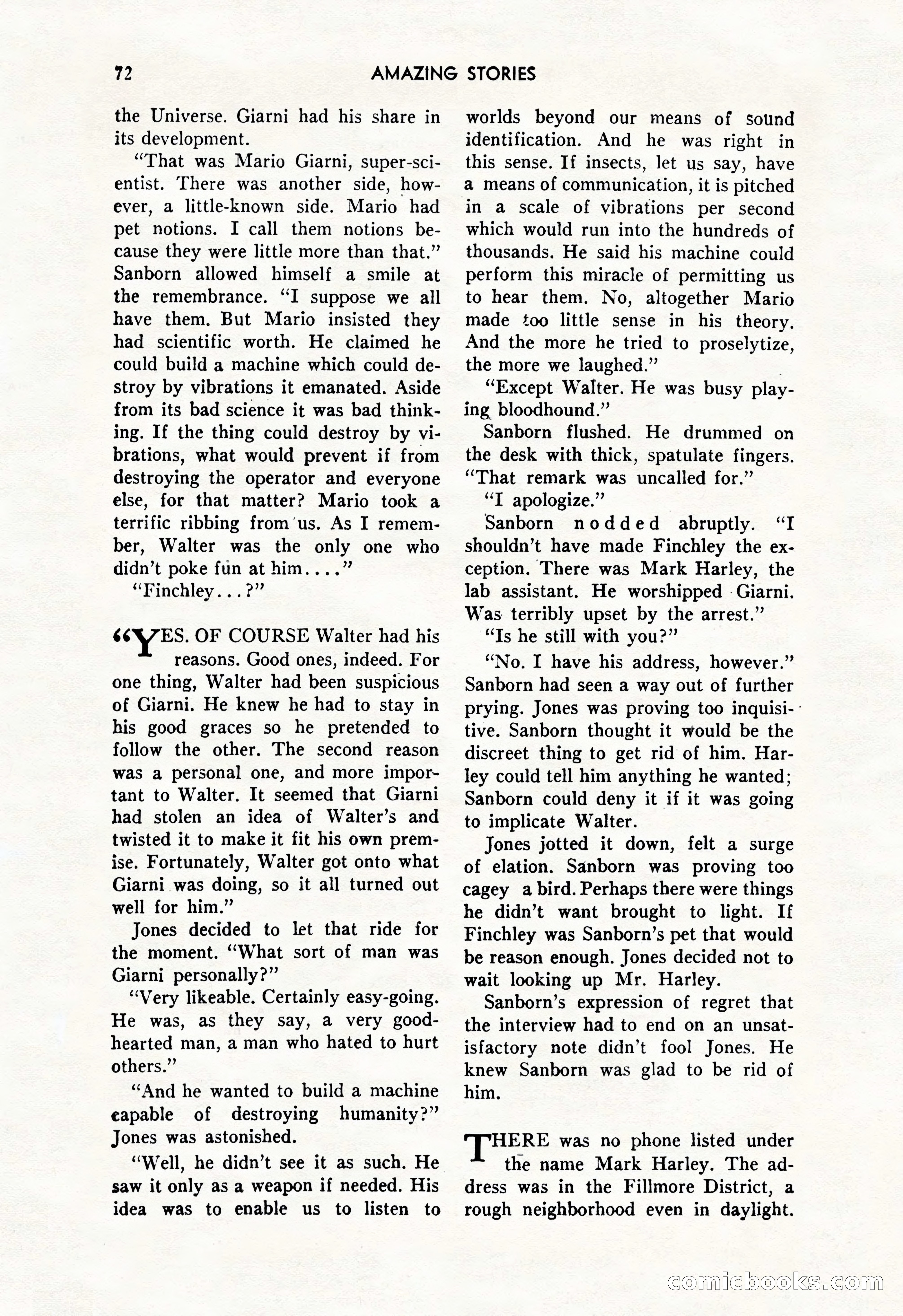 Amazing Stories, October 1952 — page 72 of 164