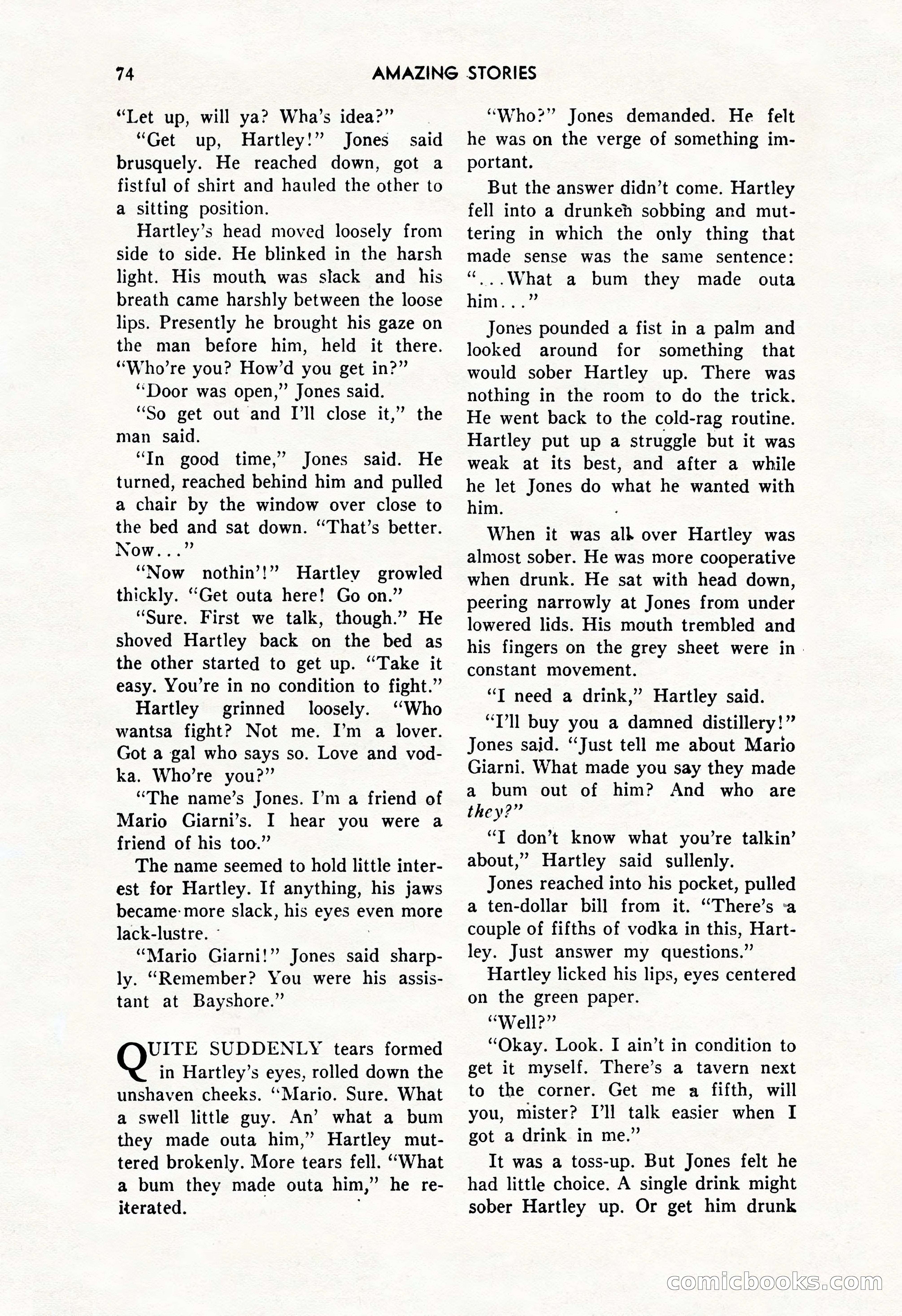Amazing Stories, October 1952 — page 74 of 164