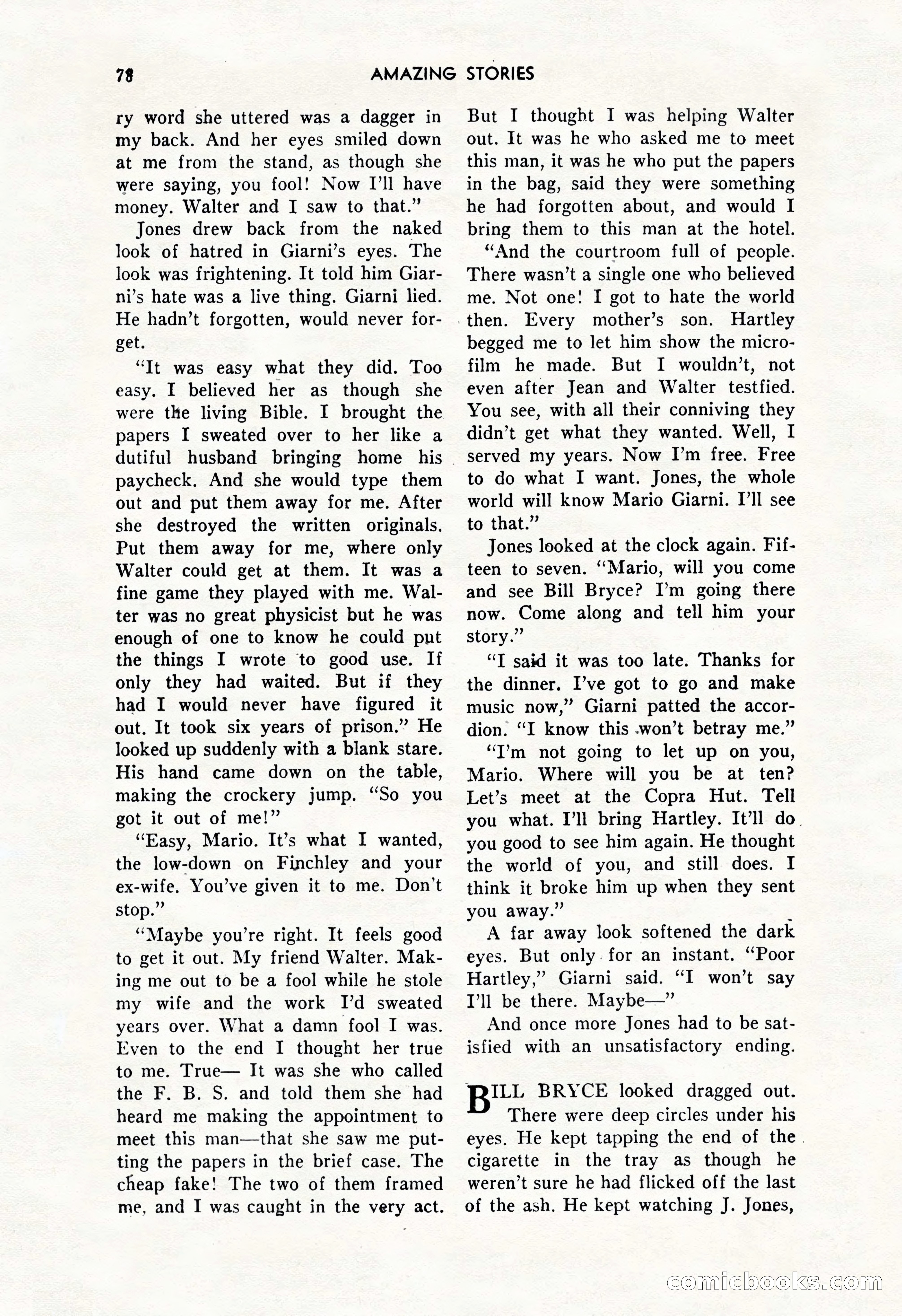 Amazing Stories, October 1952 — page 78 of 164