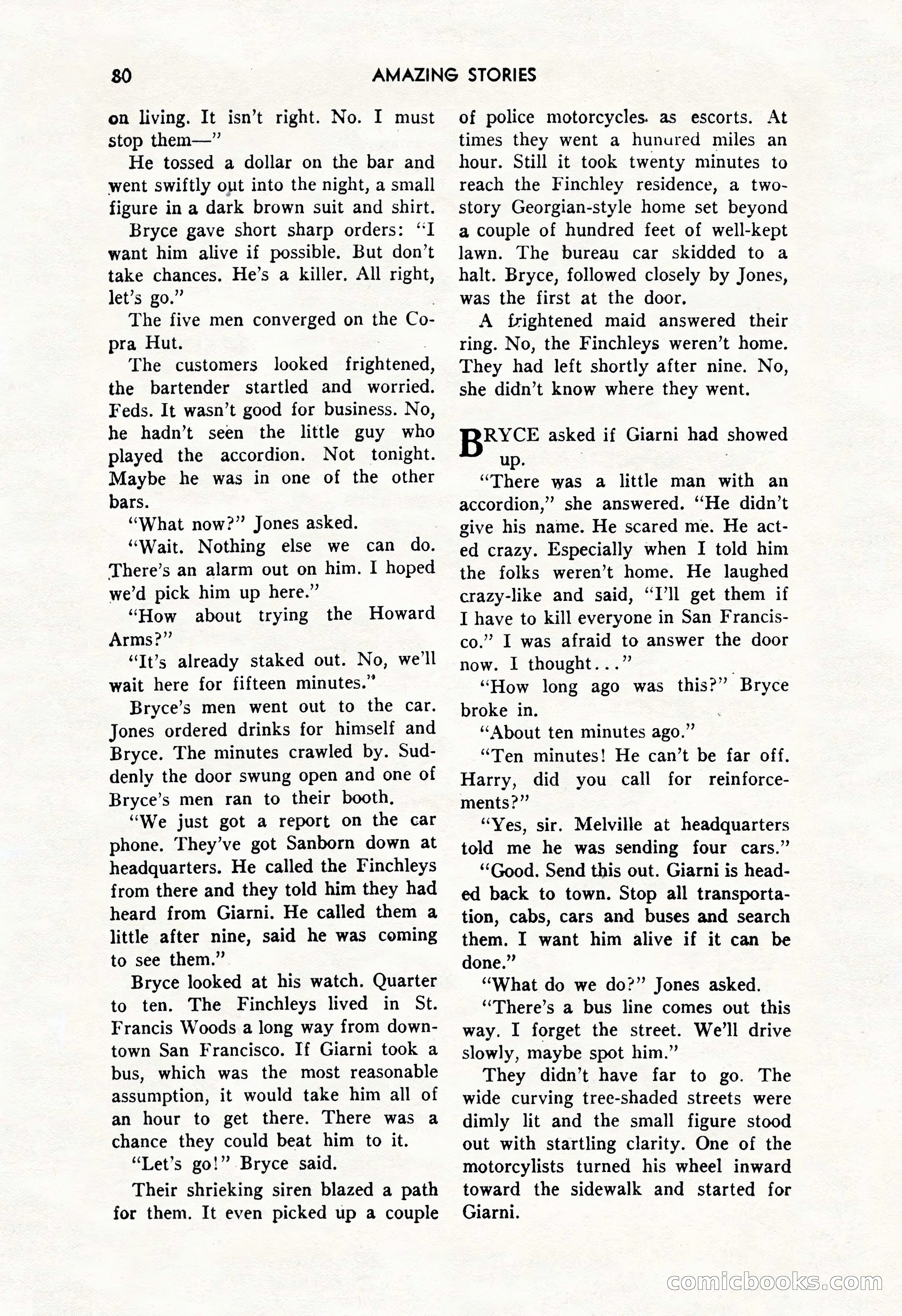 Amazing Stories, October 1952 — page 80 of 164