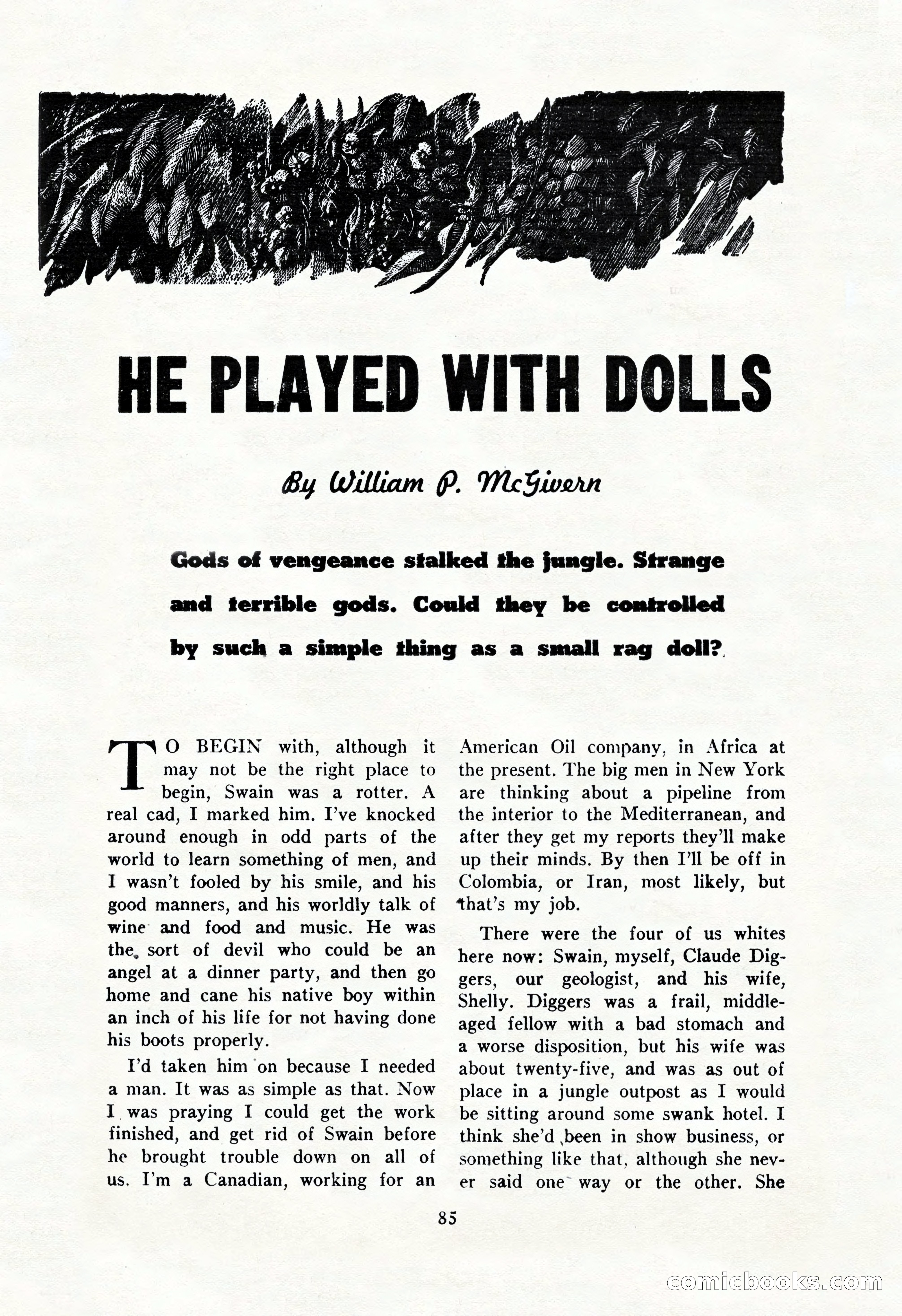 Amazing Stories, October 1952 — page 85 of 164