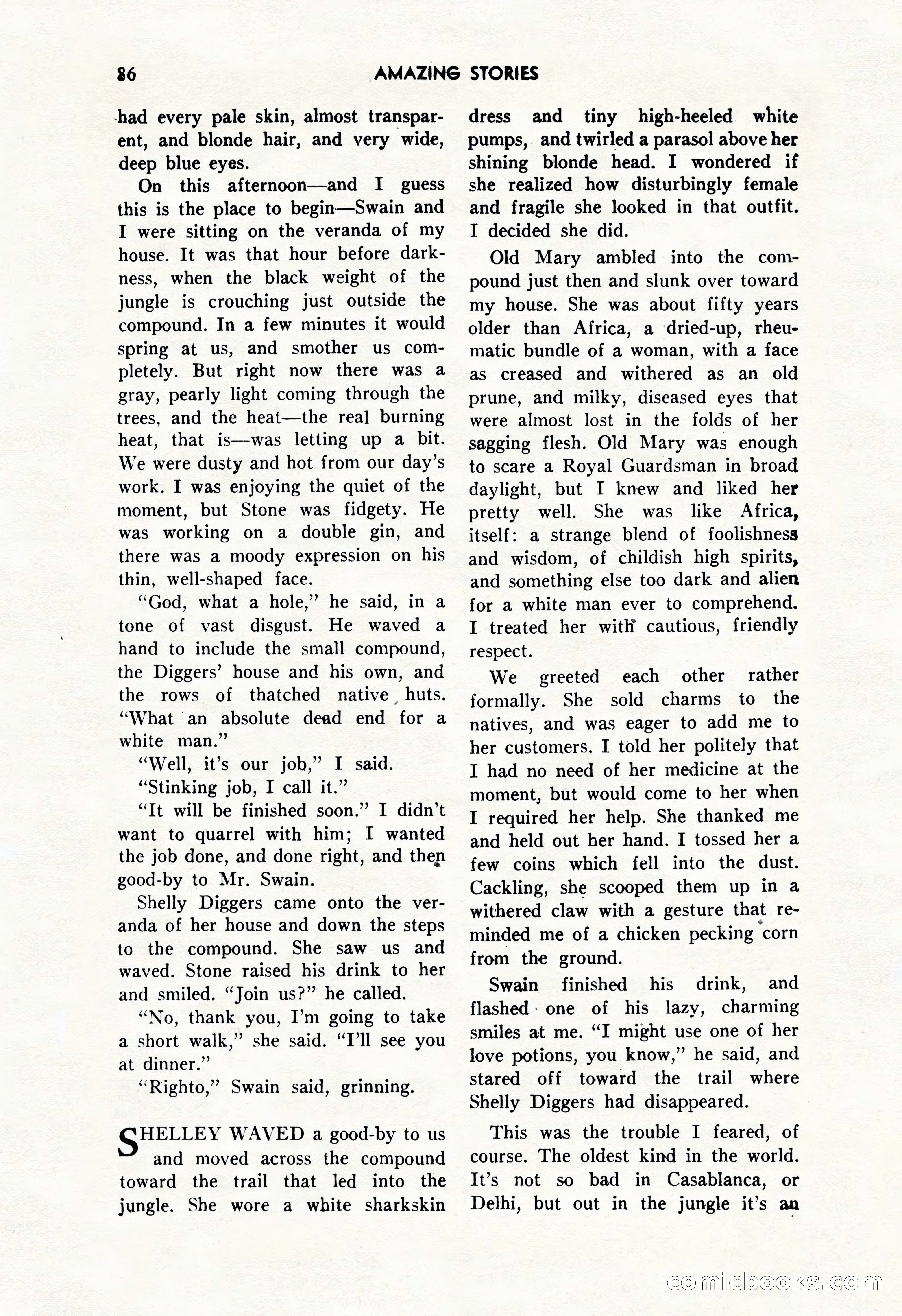 Amazing Stories, October 1952 — page 86 of 164