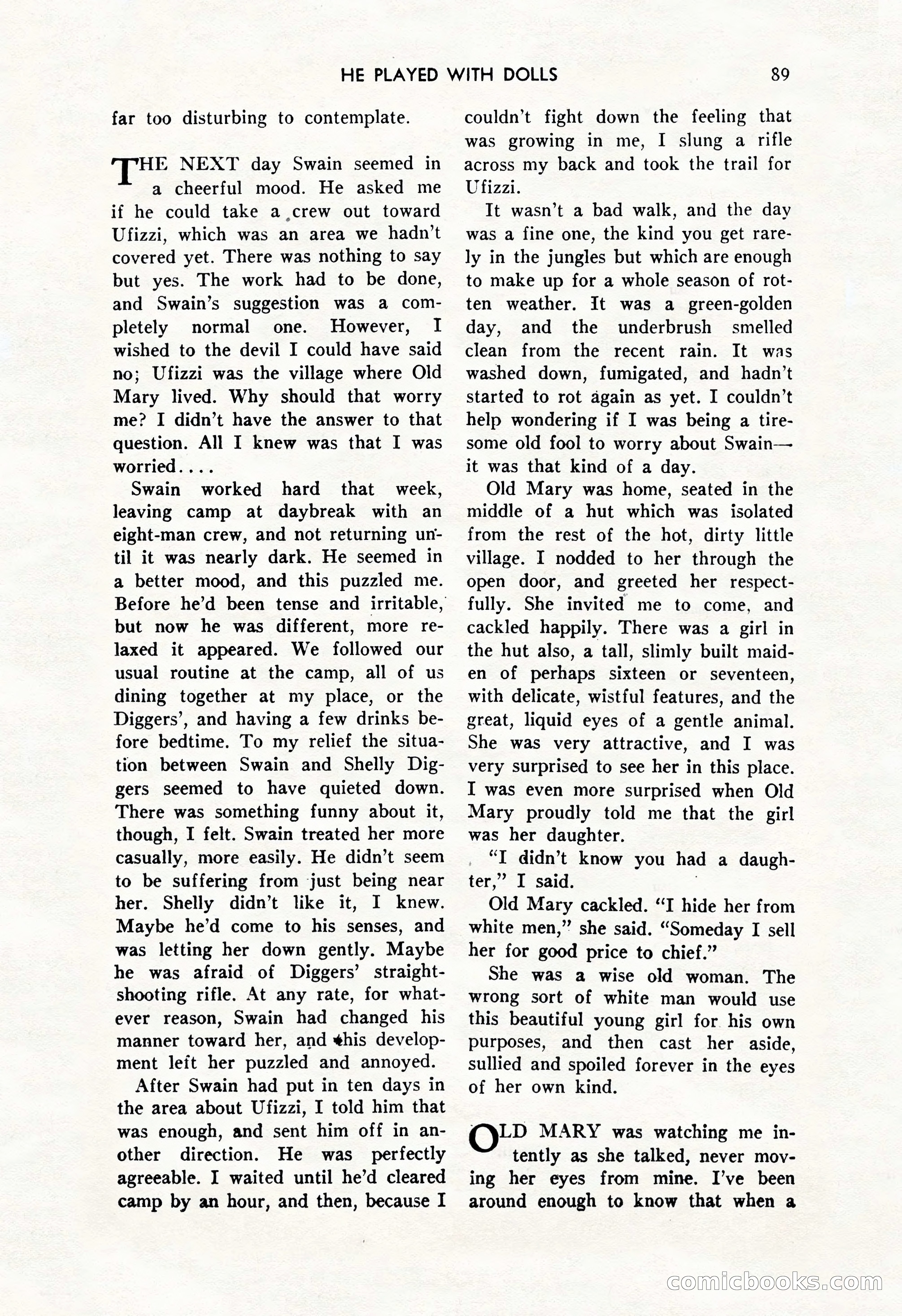 Amazing Stories, October 1952 — page 89 of 164