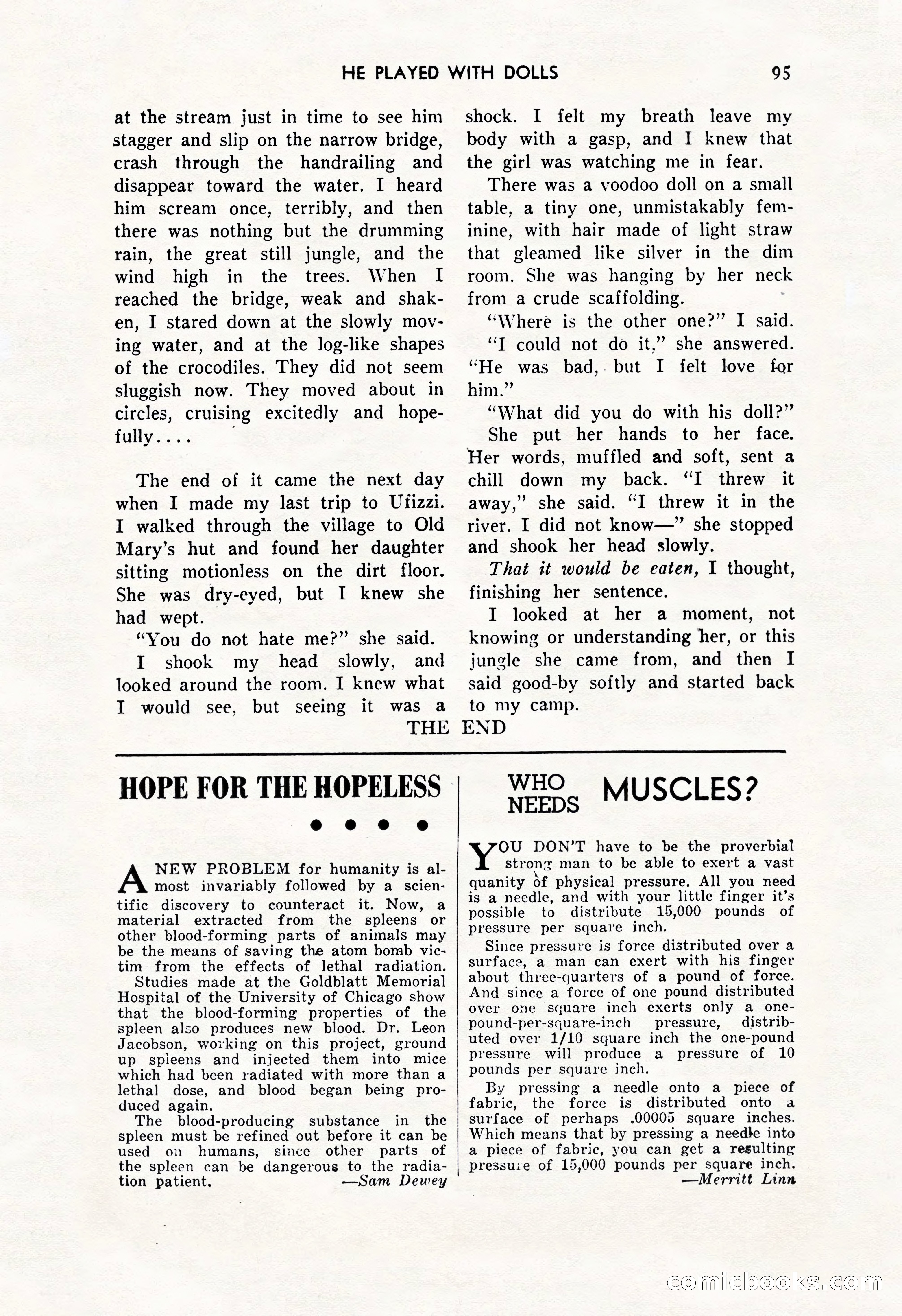 Amazing Stories, October 1952 — page 95 of 164