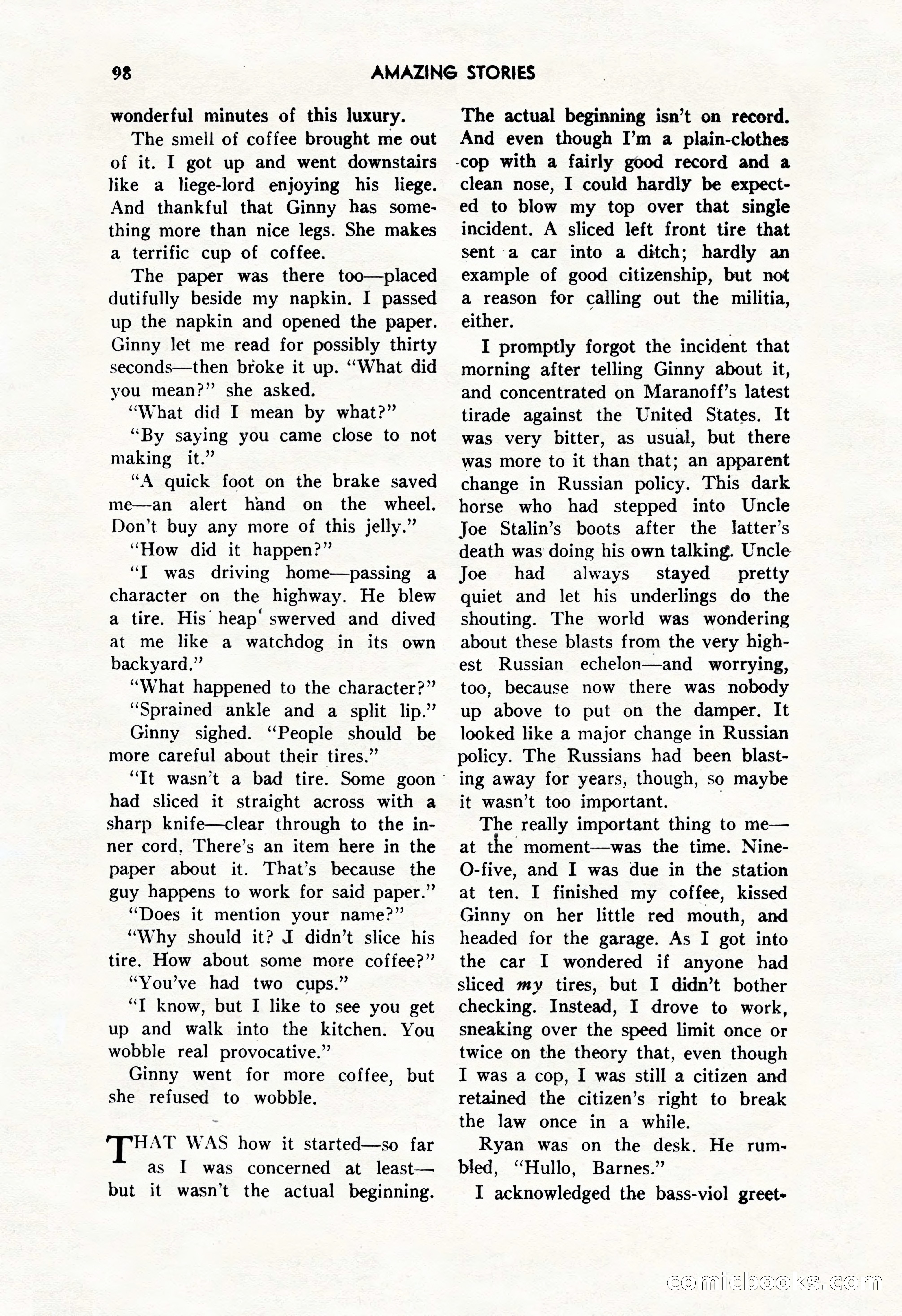 Amazing Stories, October 1952 — page 98 of 164