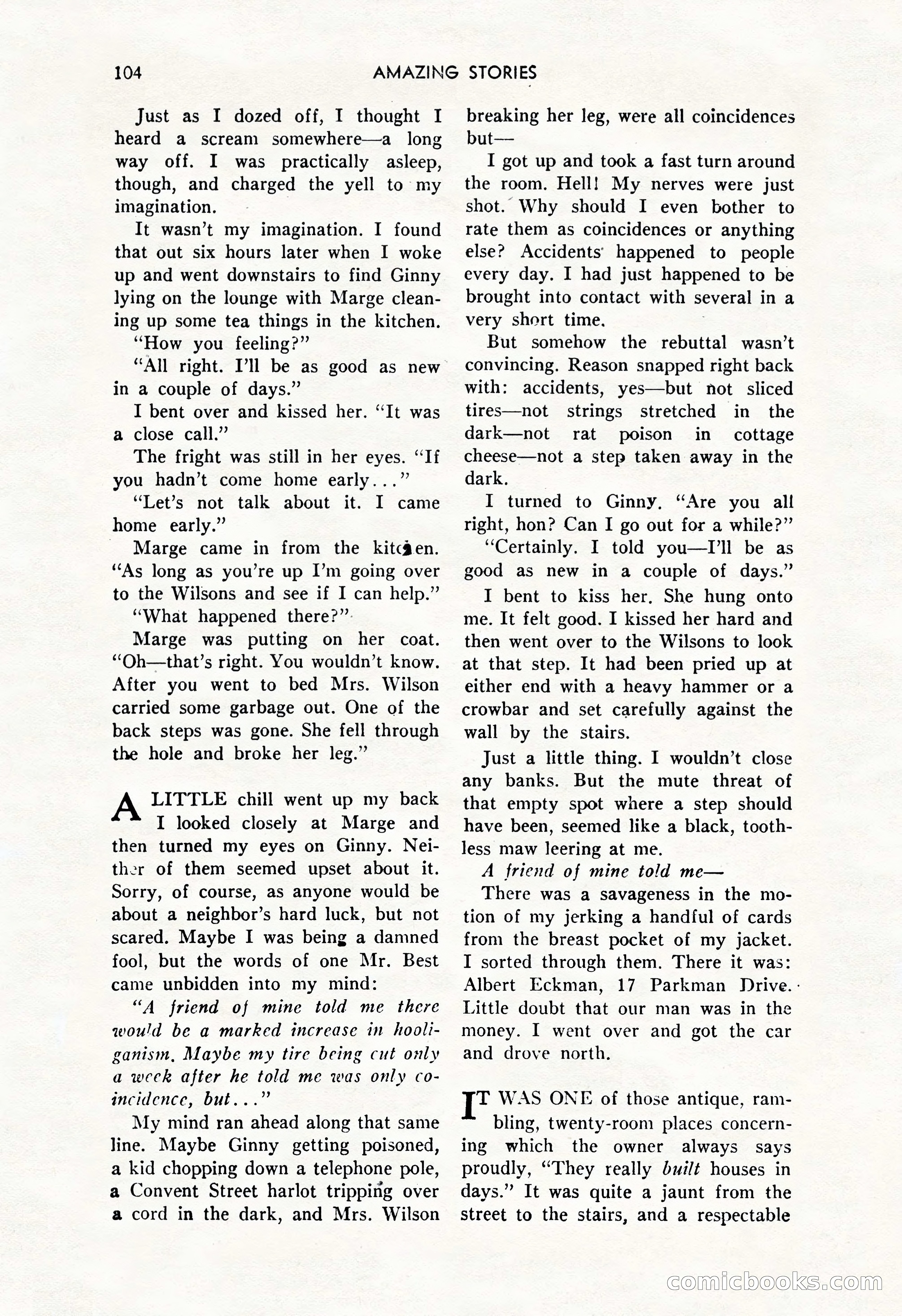 Amazing Stories, October 1952 — page 104 of 164